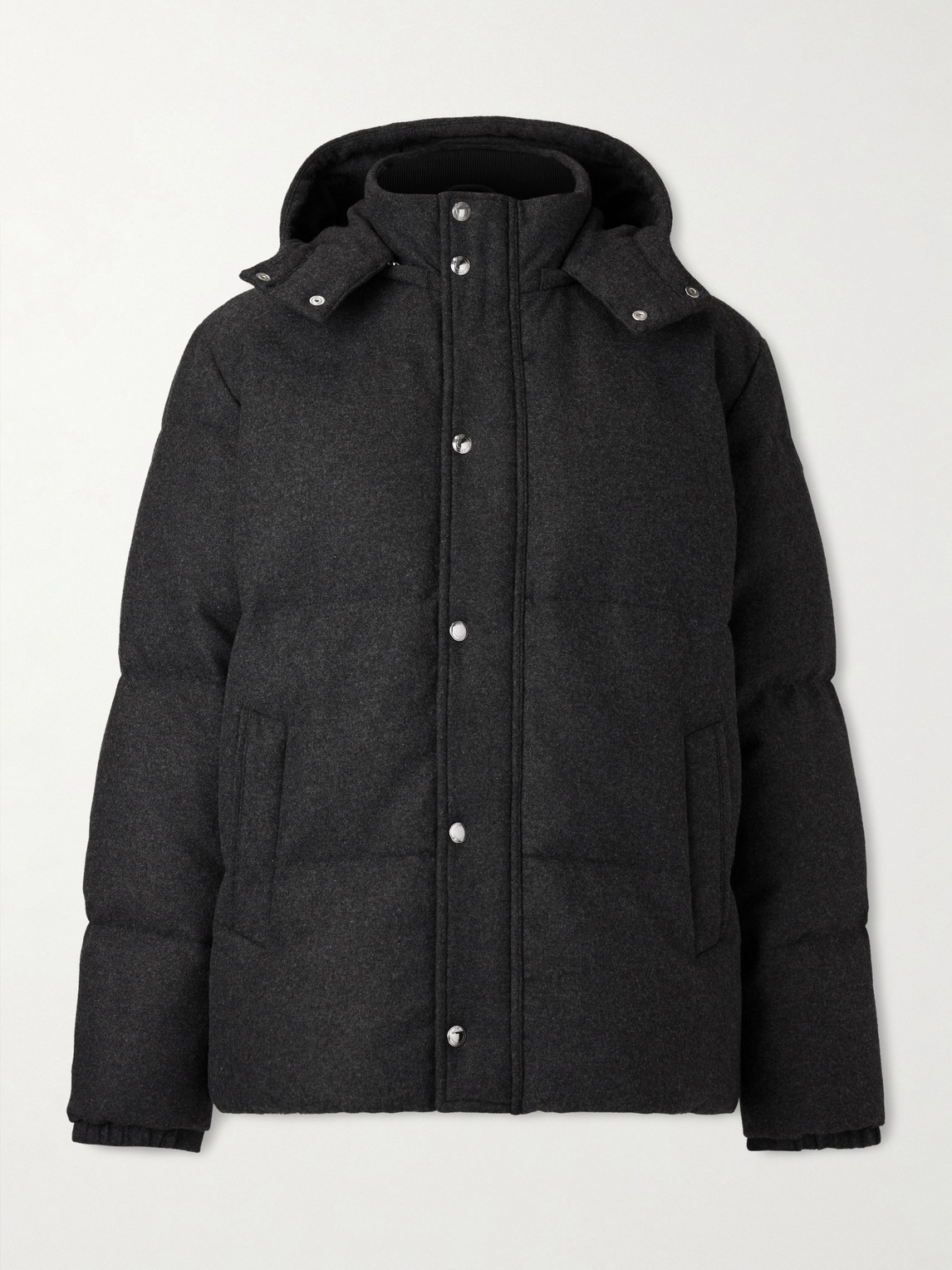 MR P. Quilted Flannel Down Jacket - Men