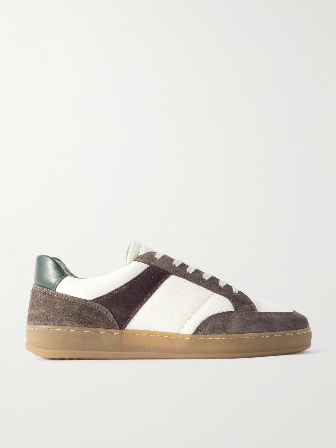 MR P. Colour-Block Suede and Leather Sneakers - Men