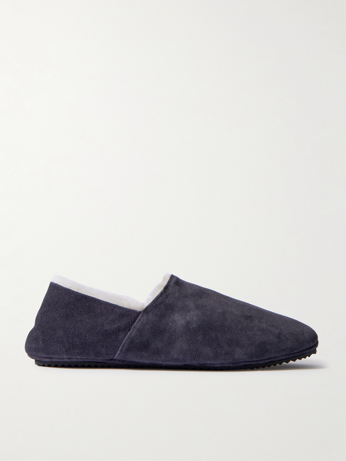 MR P. Plush-Lined Suede Slippers - Men