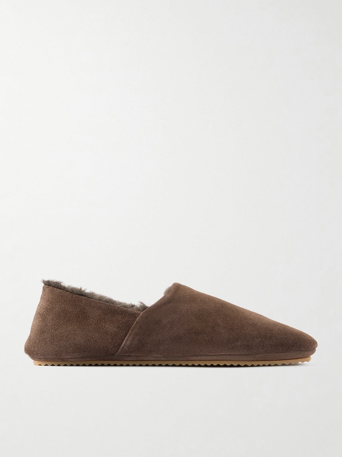 MR P. Plush-Lined Suede Slippers - Men