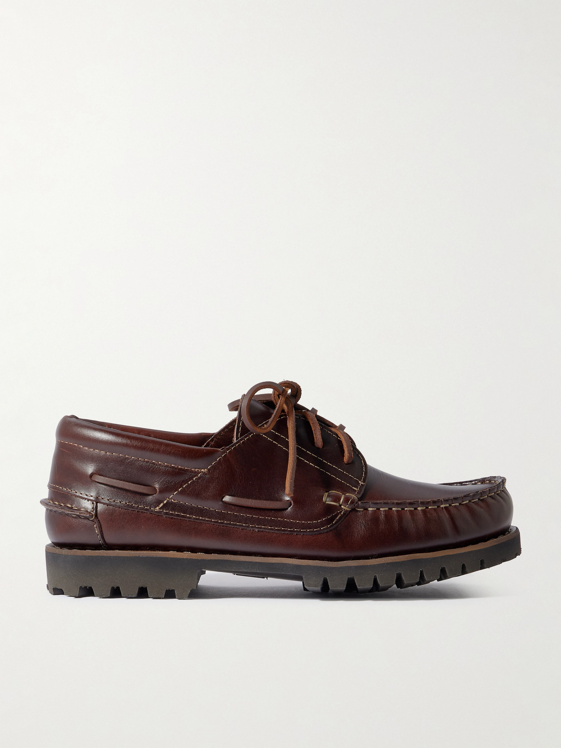 MR P. Leather Boat Shoes - Men