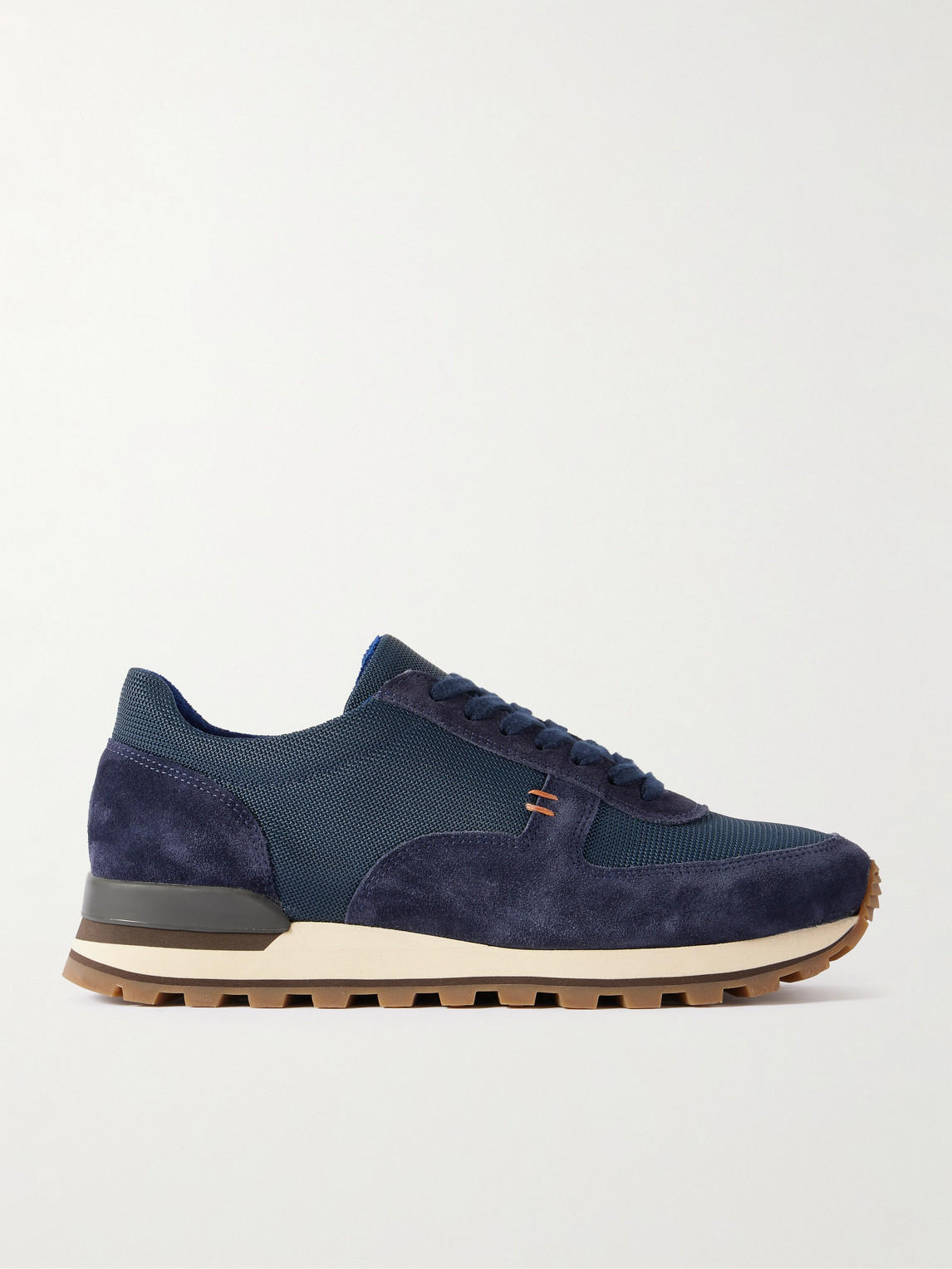 MR P. Carlos Suede and Mesh Sneakers - Men