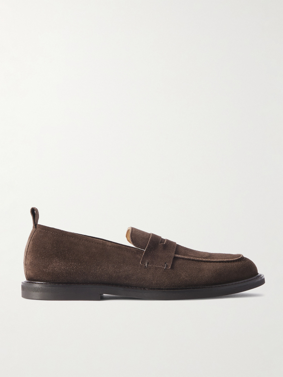 MR P. Leo Suede Penny Loafers - Men
