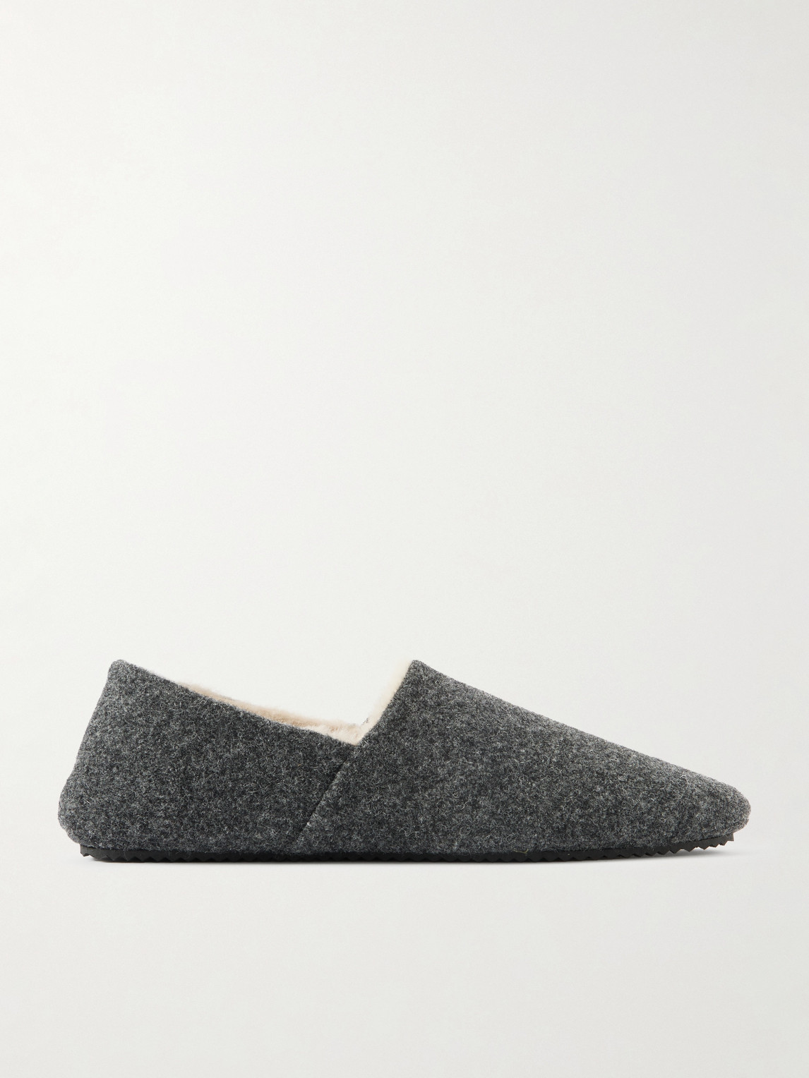 MR P. Shearling-Lined Woven Slippers UK 9 - Men's Shoes
