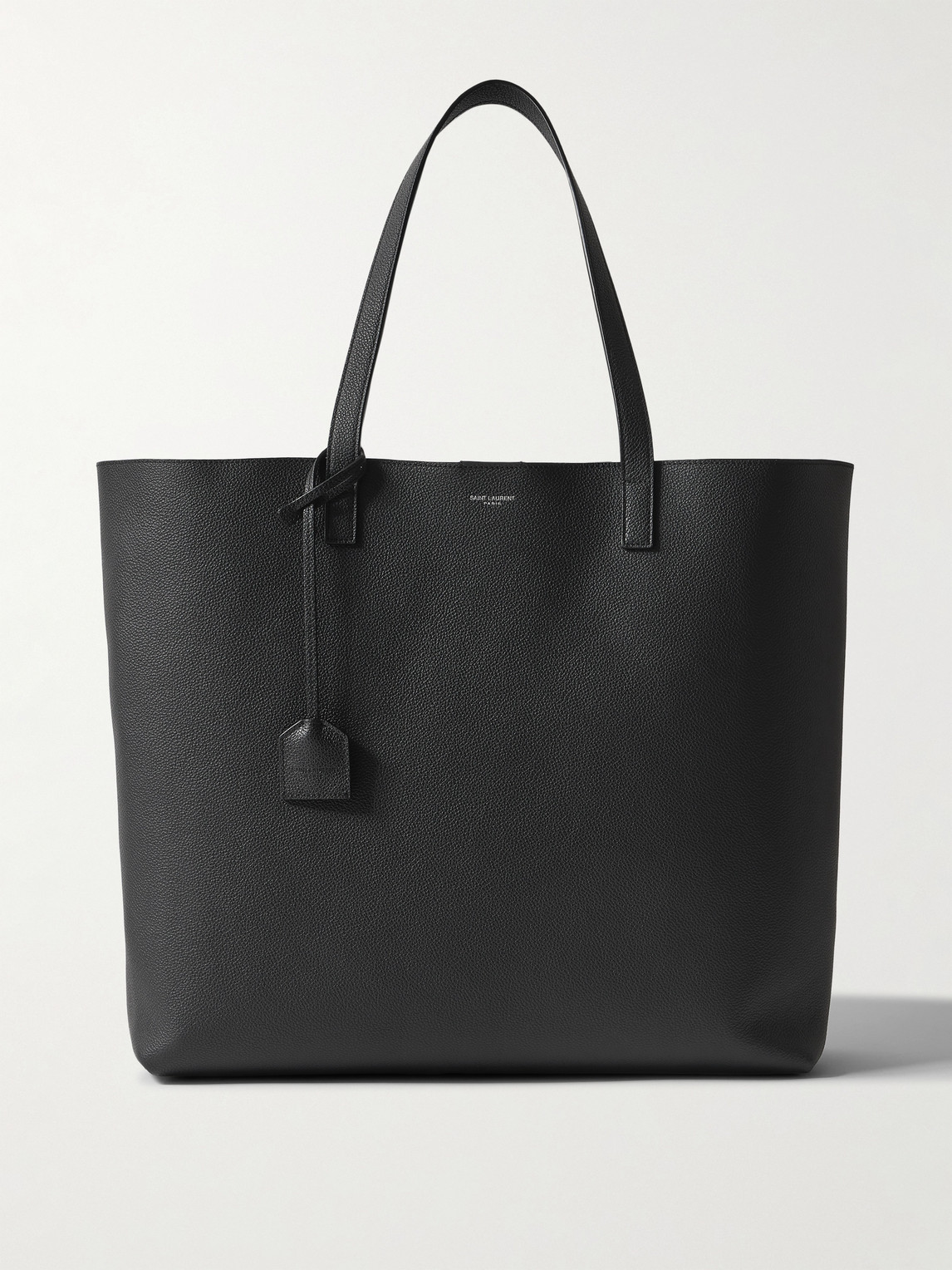 Saint Laurent East/West Large Full-Grain Leather Tote Bag - Men