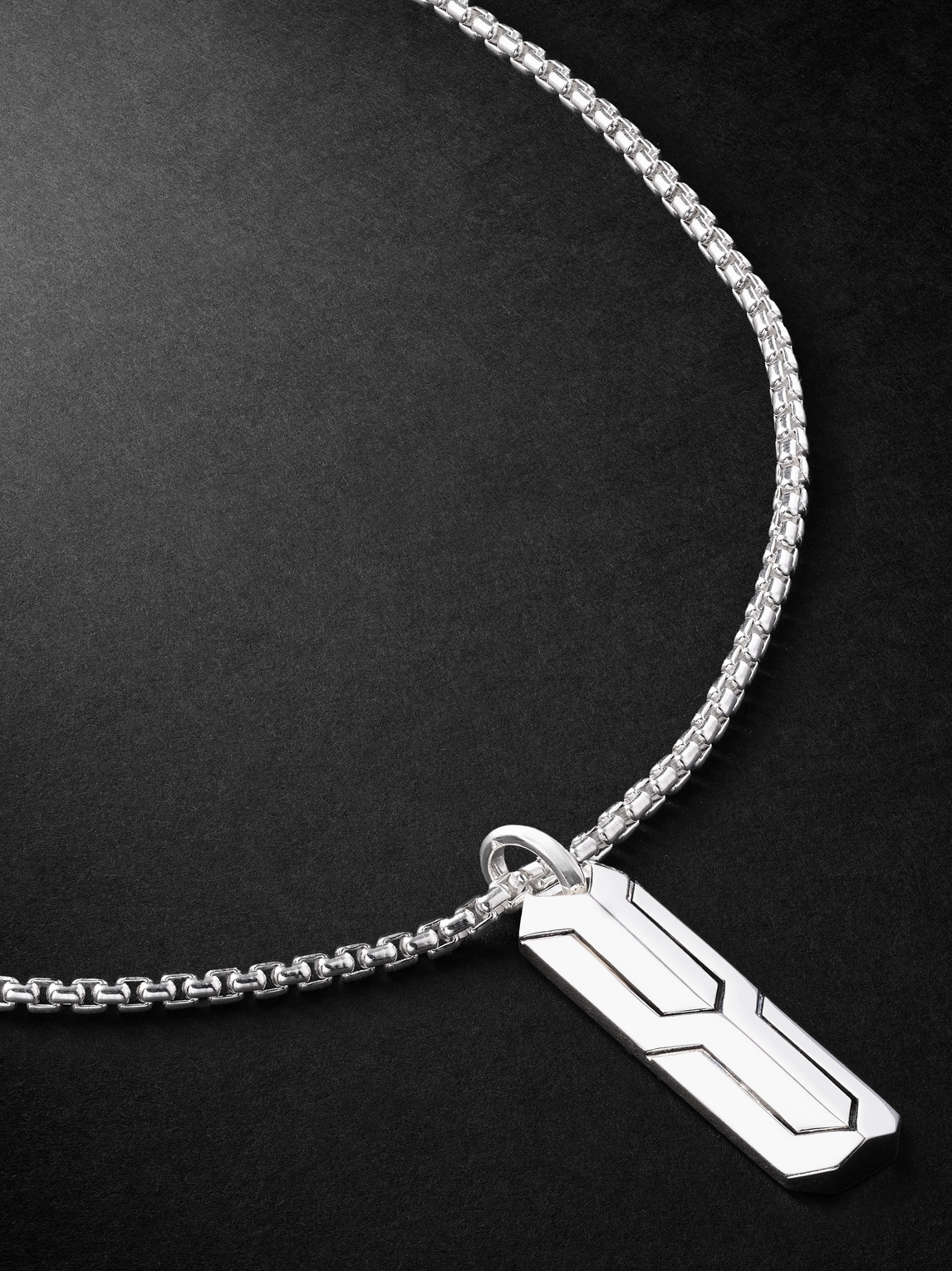 John Hardy Icon 50 Sterling Silver Pendant Necklace - Men