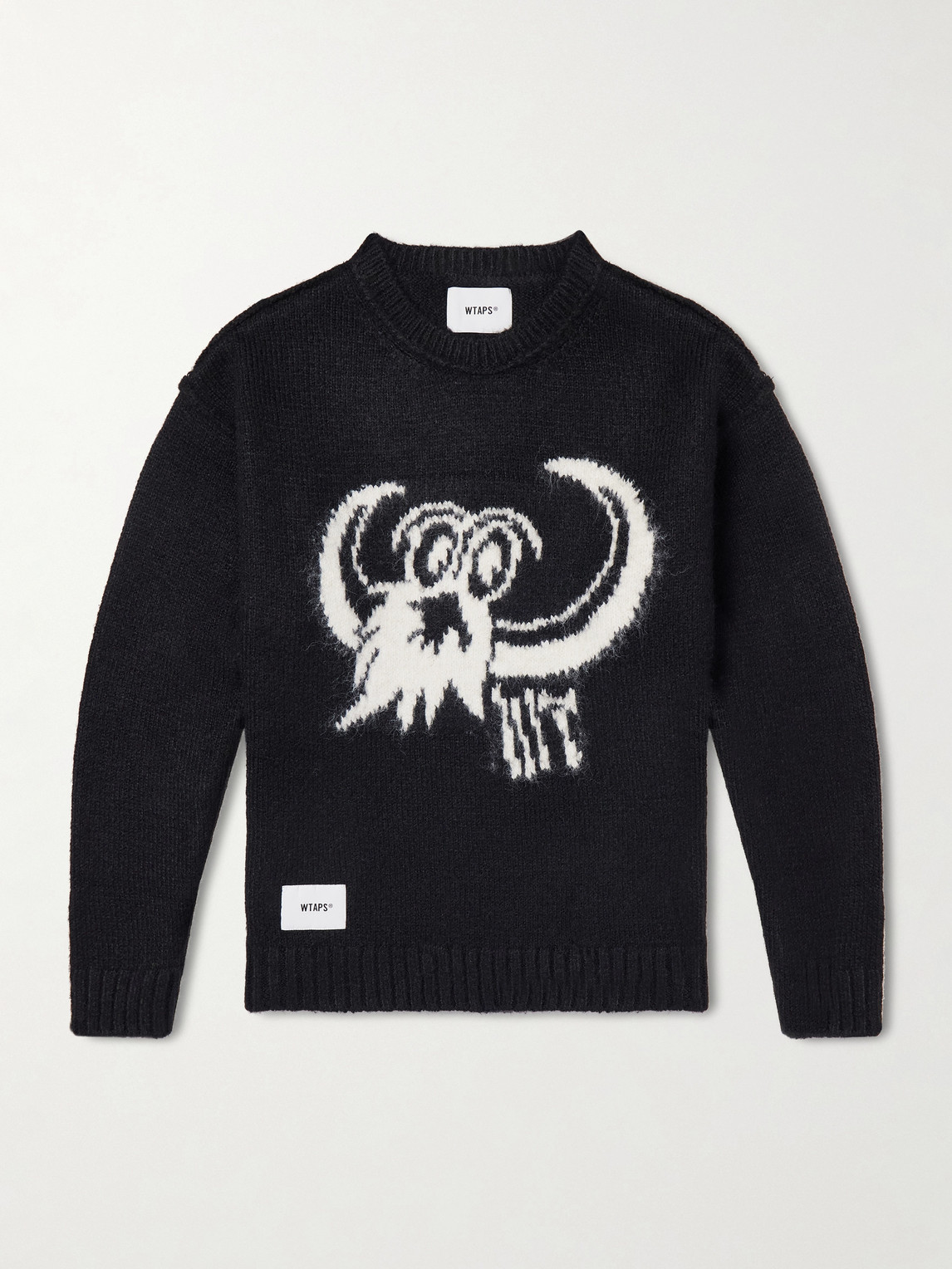 WTAPS – Logo-Intarsia Woven Sweater