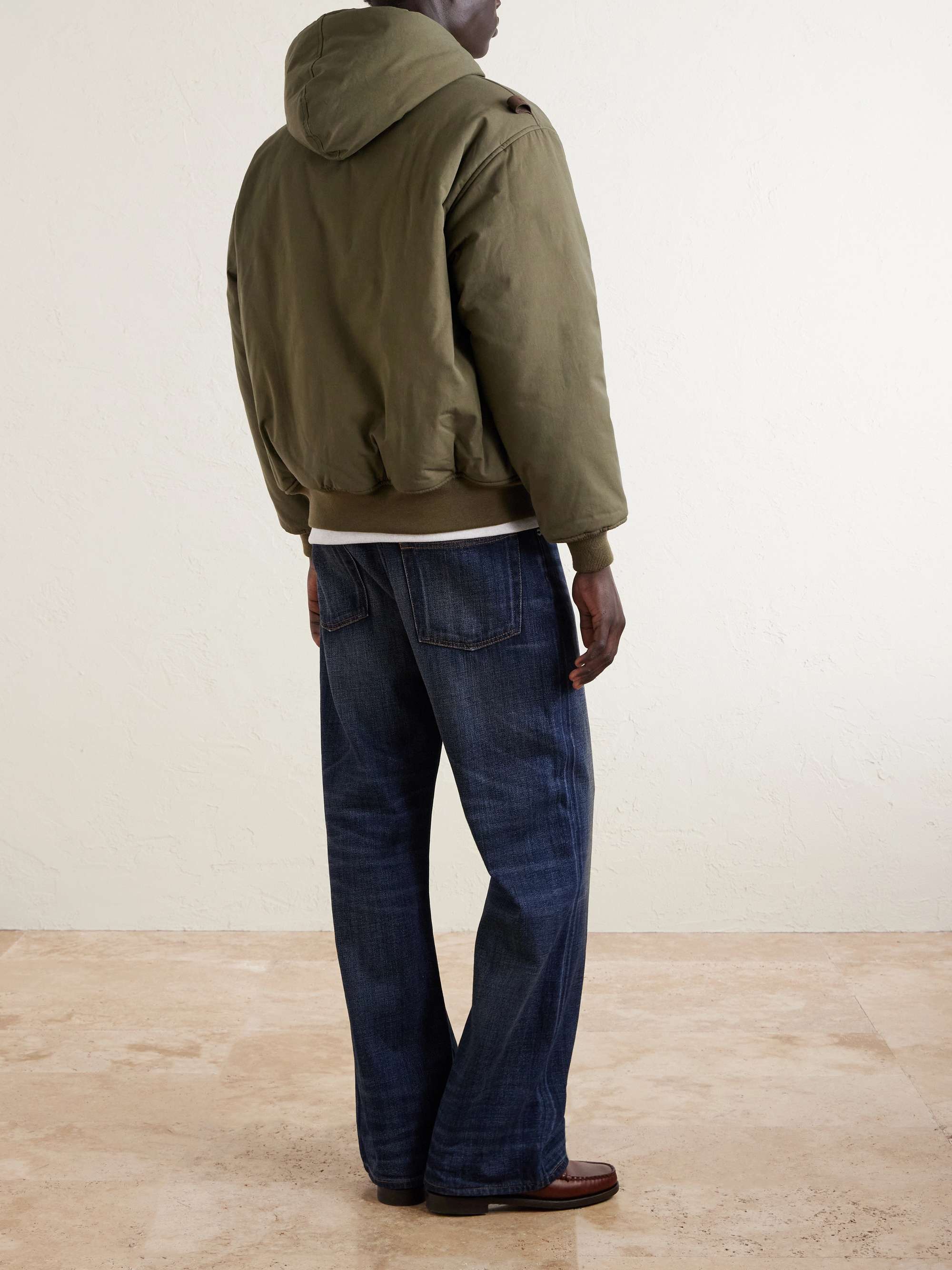 WTAPS® Padded Cotton-Canvas Zip-Up Hooded Jacket for Men | MR PORTER