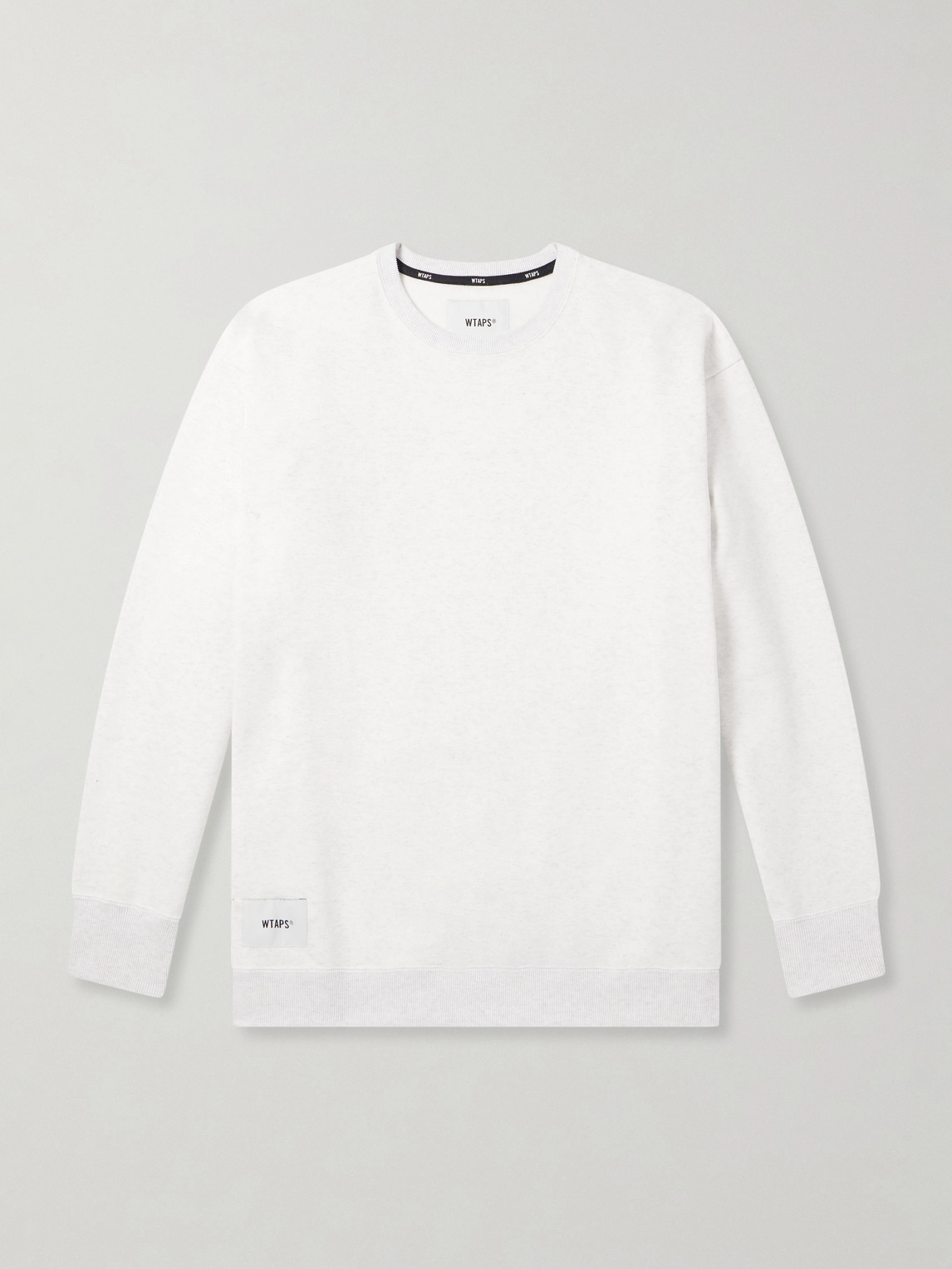 Wtaps Cotton-fleece Sweatshirt In Gray