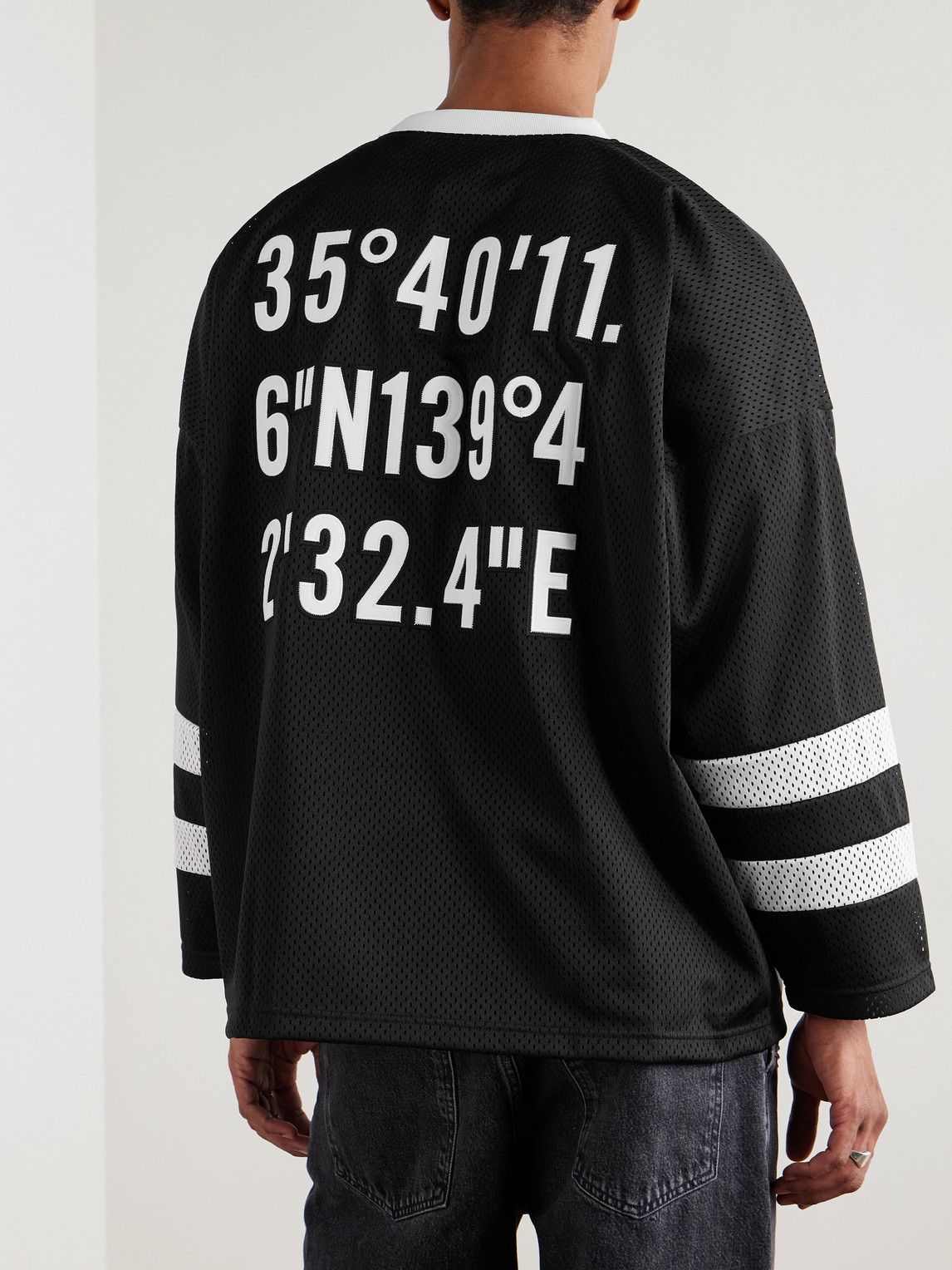 Wtaps Netminder Logo T-shirt In Black