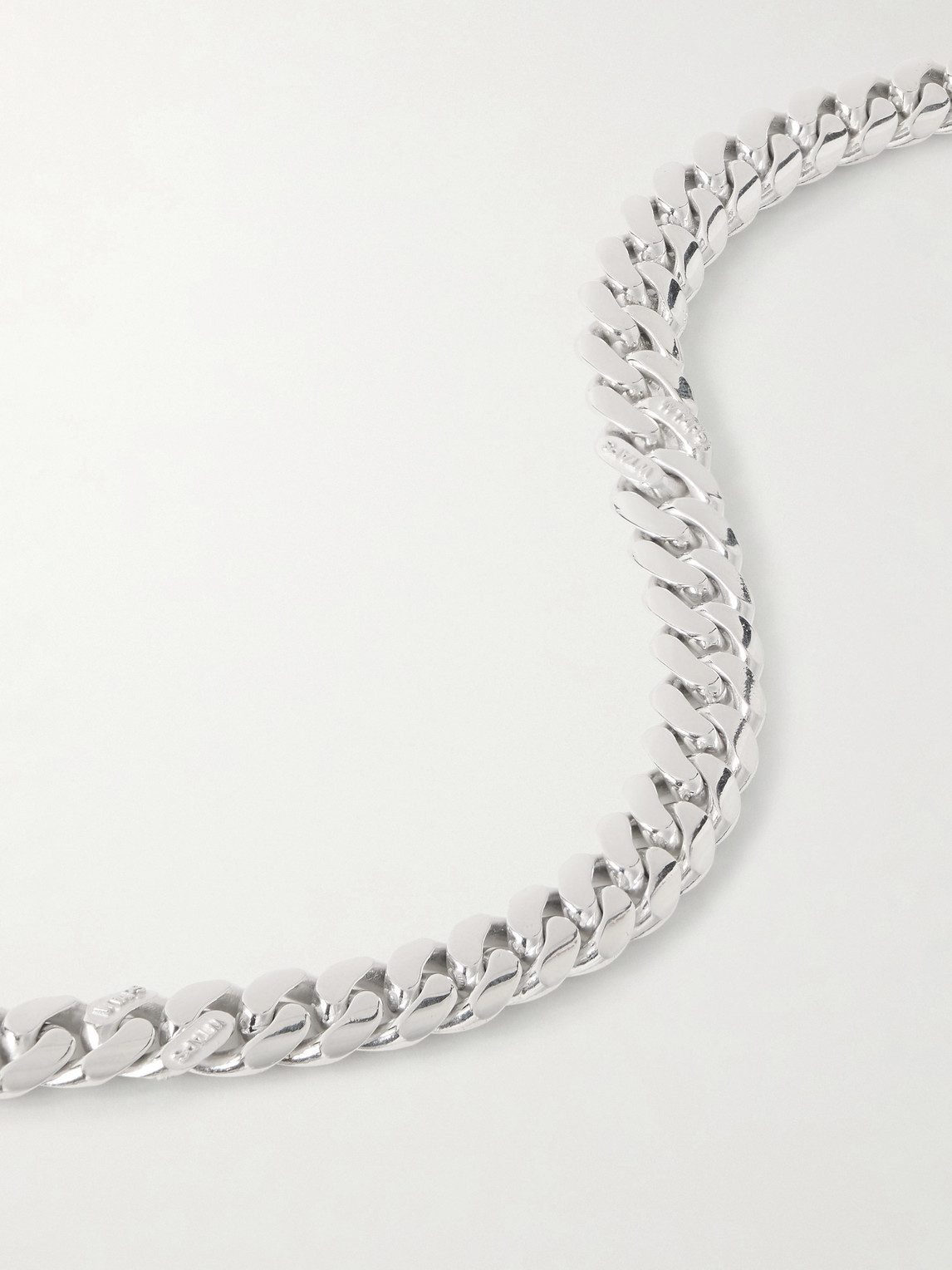  Wtaps - Grillz Jewelz Silver Chain Necklace - Men - Silver 