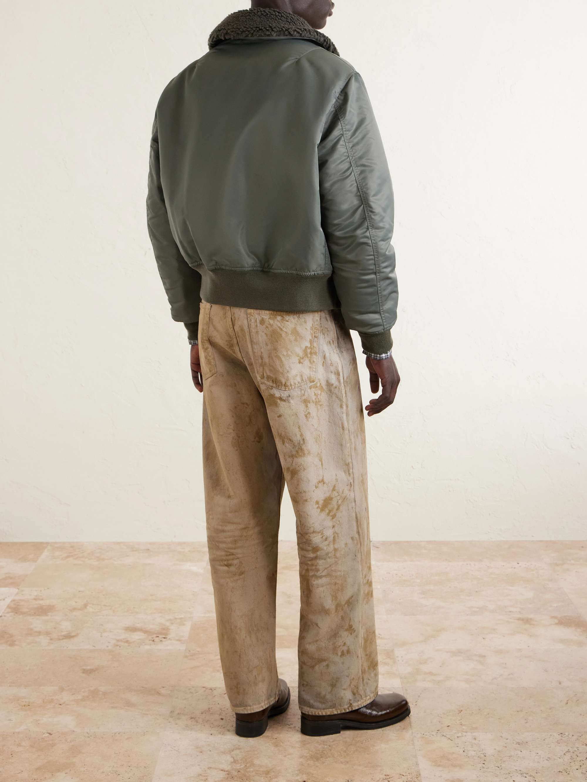 WTAPS® Padded Fleece-Trimmed Shell Jacket for Men | MR PORTER