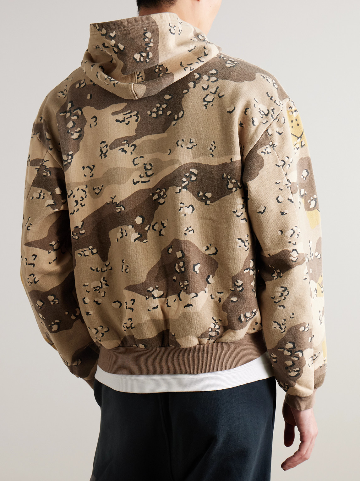  Kapital - Peckish Choco-chip Printed Cotton Hoodie - Men - Neutrals - 2 