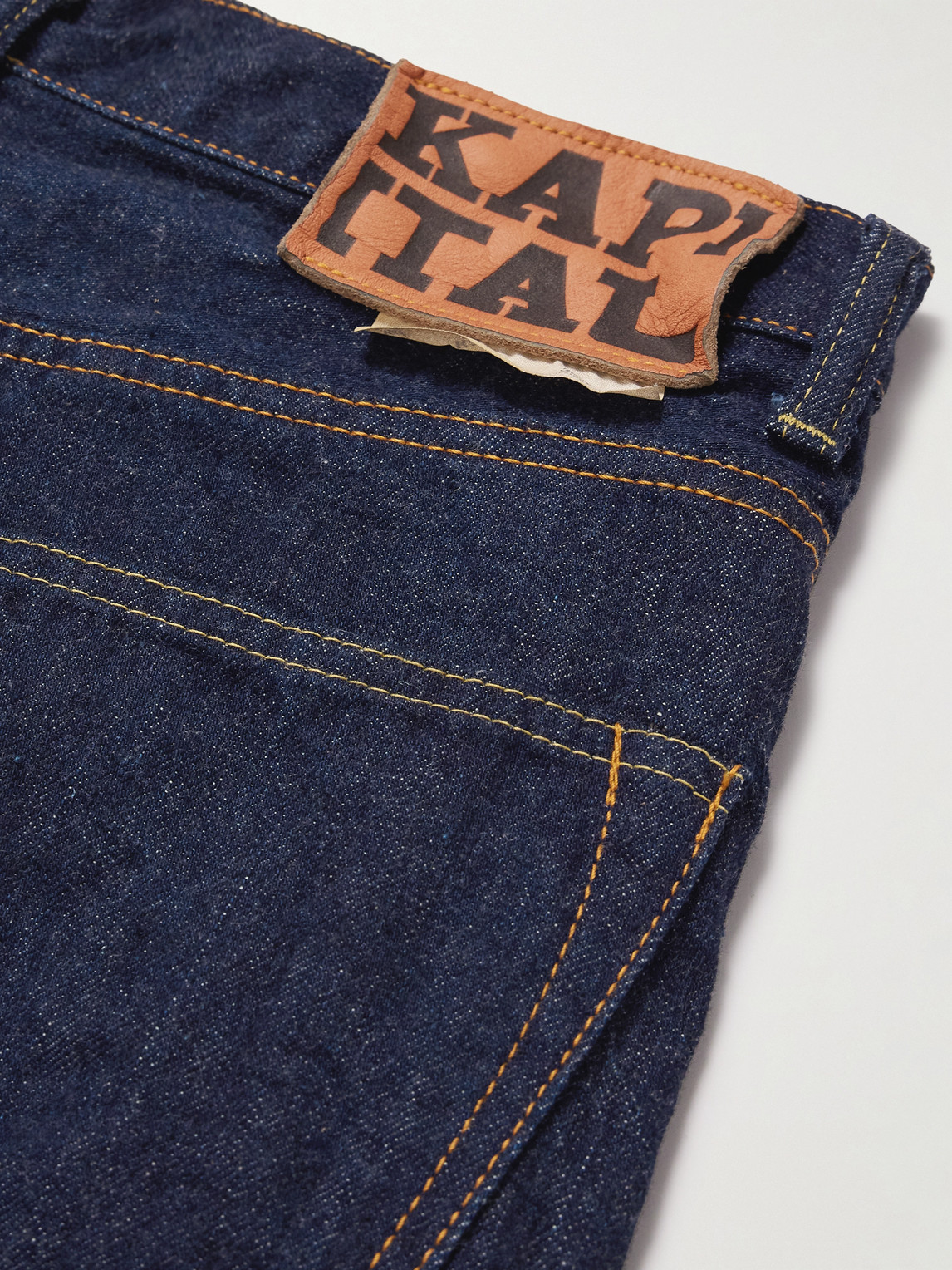 Kapital New Momonroe Wide-leg Jeans In Blue