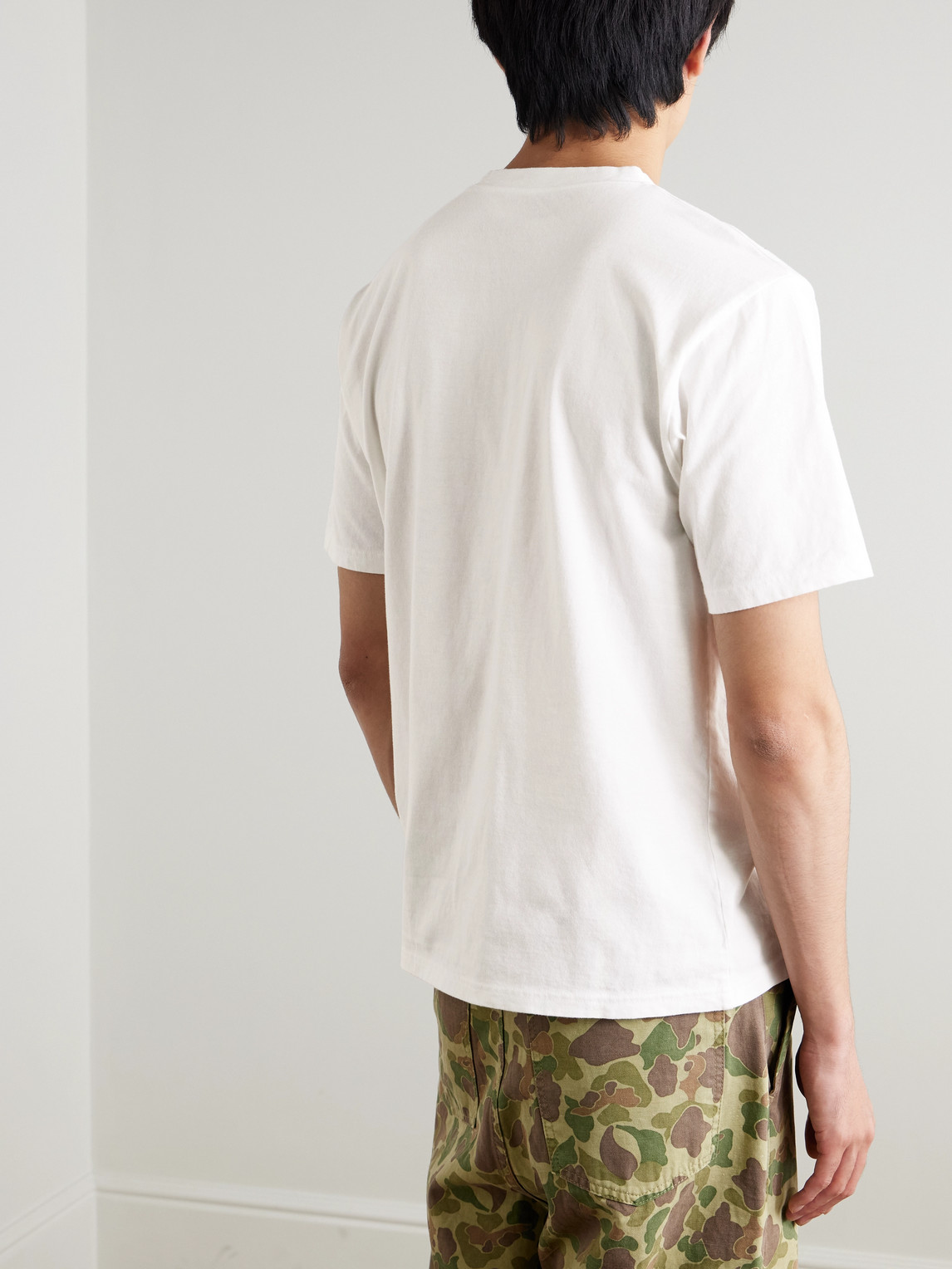 Kapital Printed Cotton-jersey T-shirt In Green