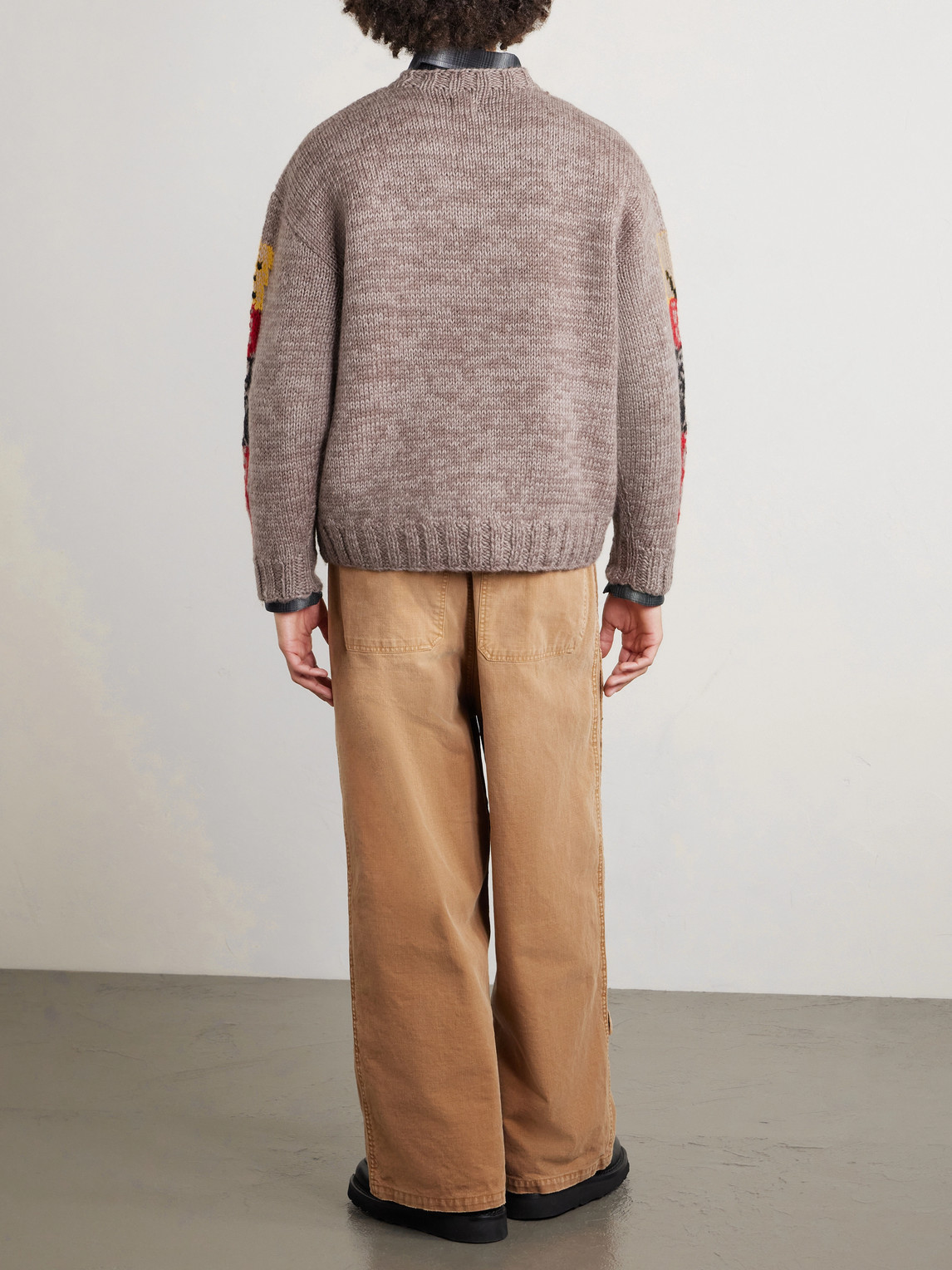 Wide-Leg Cotton-Canvas Cargo Trousers
