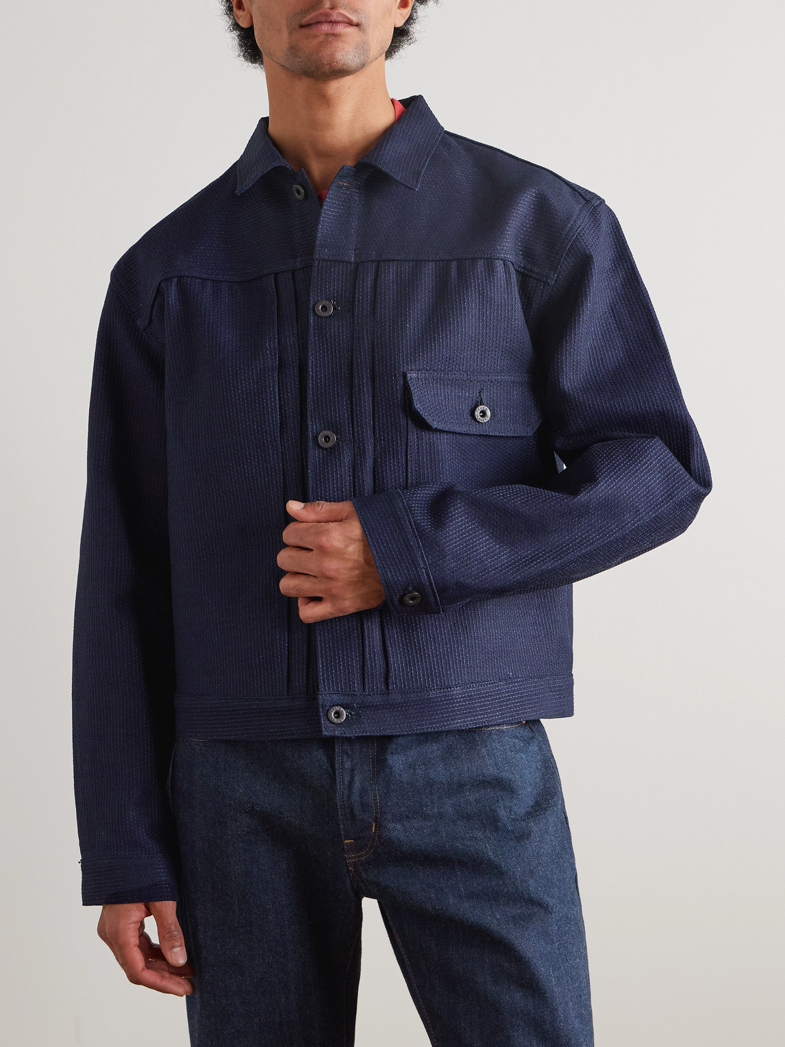  Kapital - No. 1.2.3 1st Denim Trucker Jacket - Men - Blue - 4 