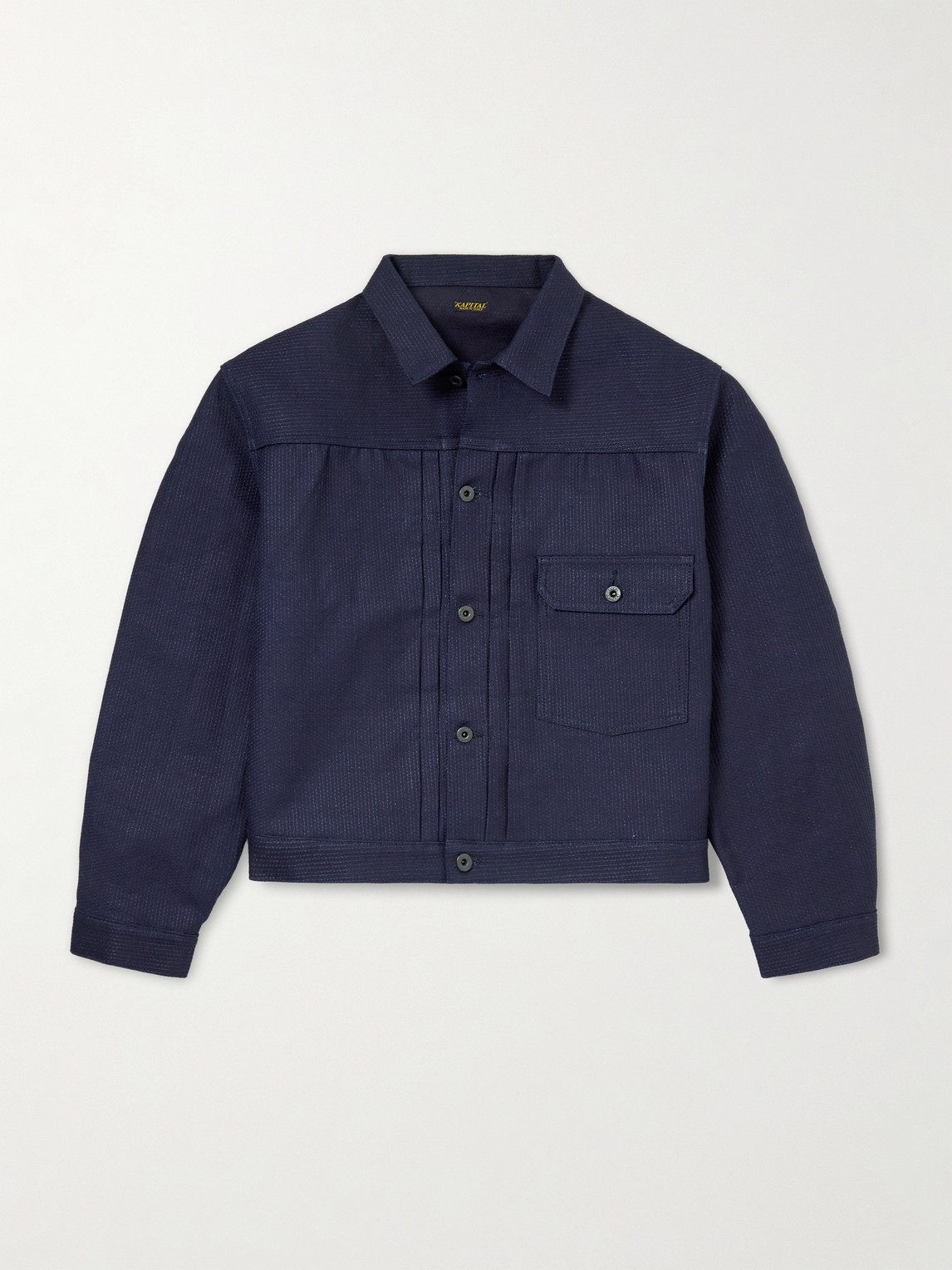 Kapital No. 1.2.3 1st Denim Trucker Jacket In Blue