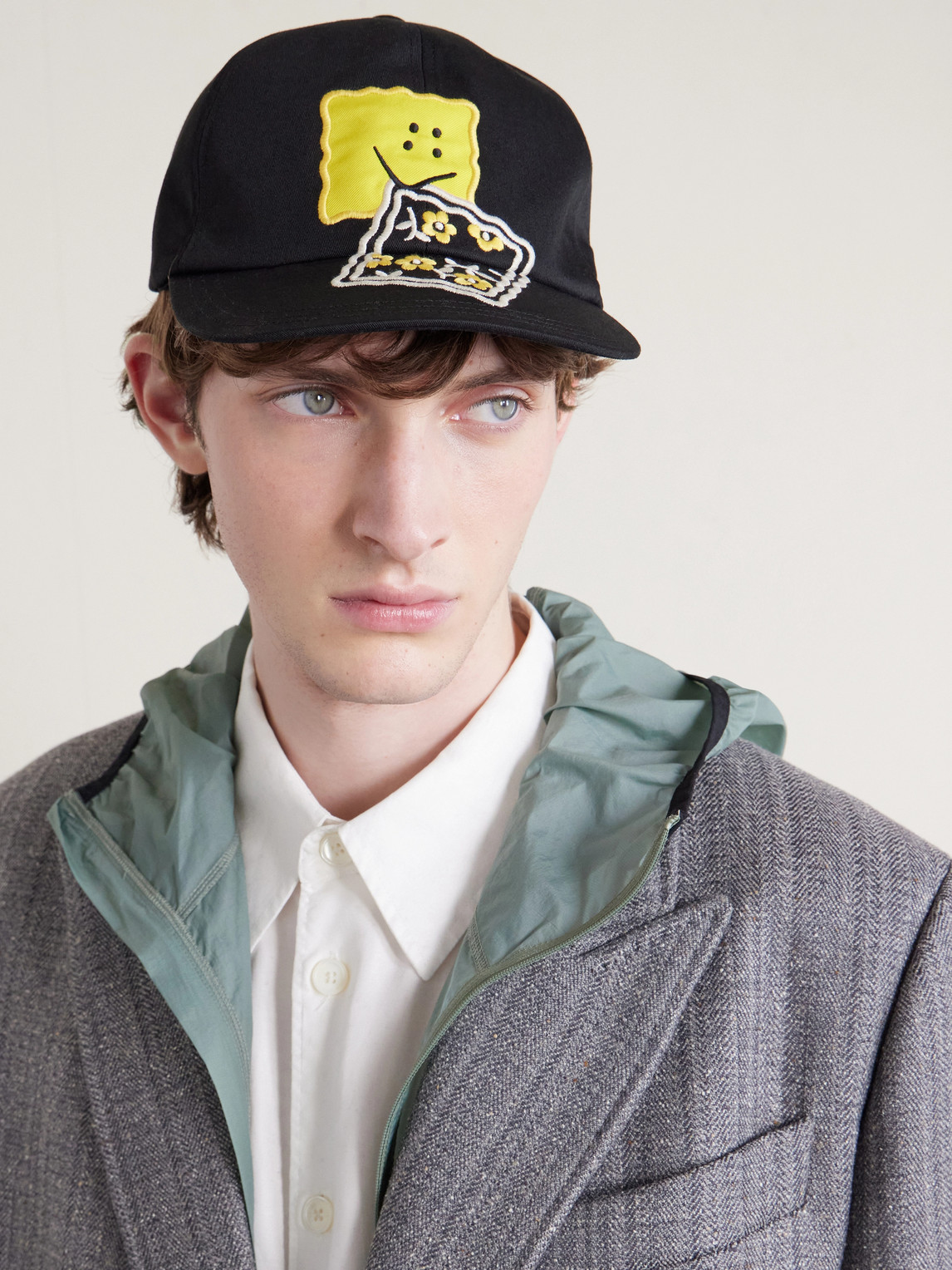  Kapital - Chino Logo-embroidered Twill Baseball Cap - Men - Black 
