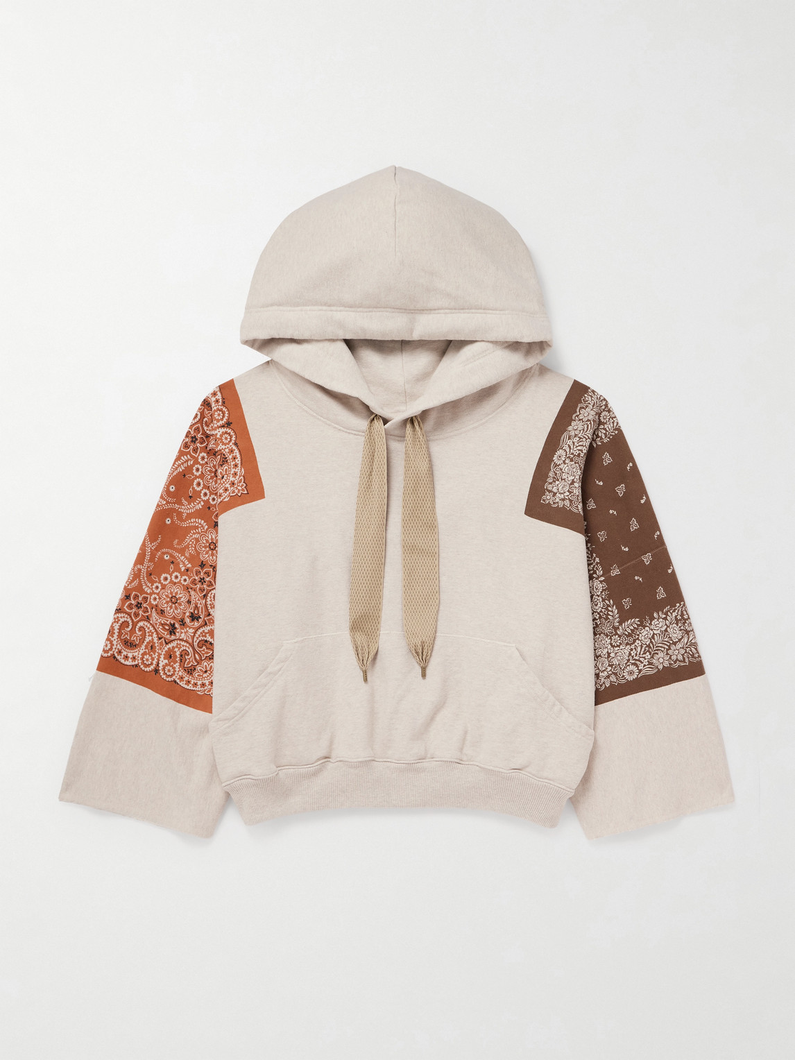 KAPITAL Bandana-Print Cotton-Jersey Hoodie - Men