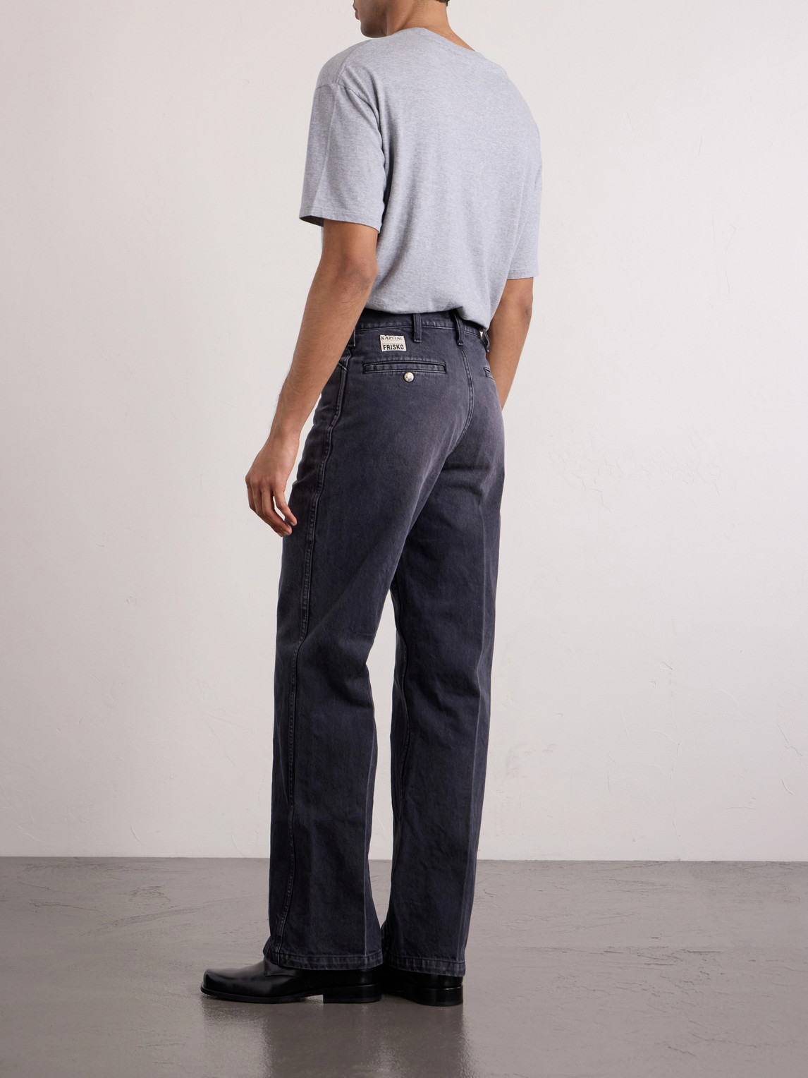 14Oz Denim Straight-Leg Jeans