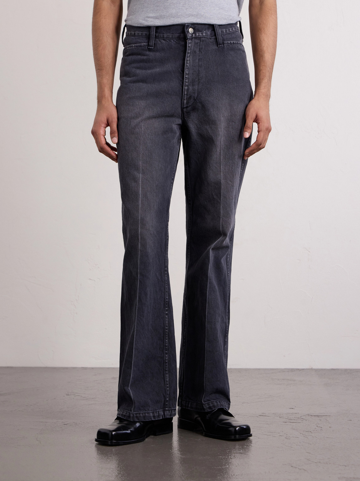 14Oz Denim Straight-Leg Jeans