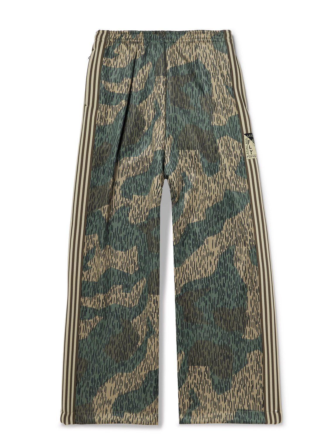 Kapital Camouflage-print Cotton-jersey Sweatpants In Green