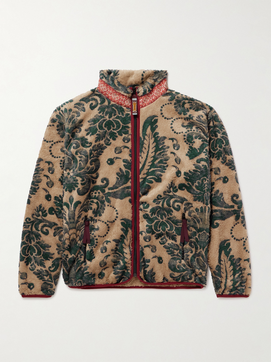 KAPITAL Damask Printed Fleece Jacket - Men