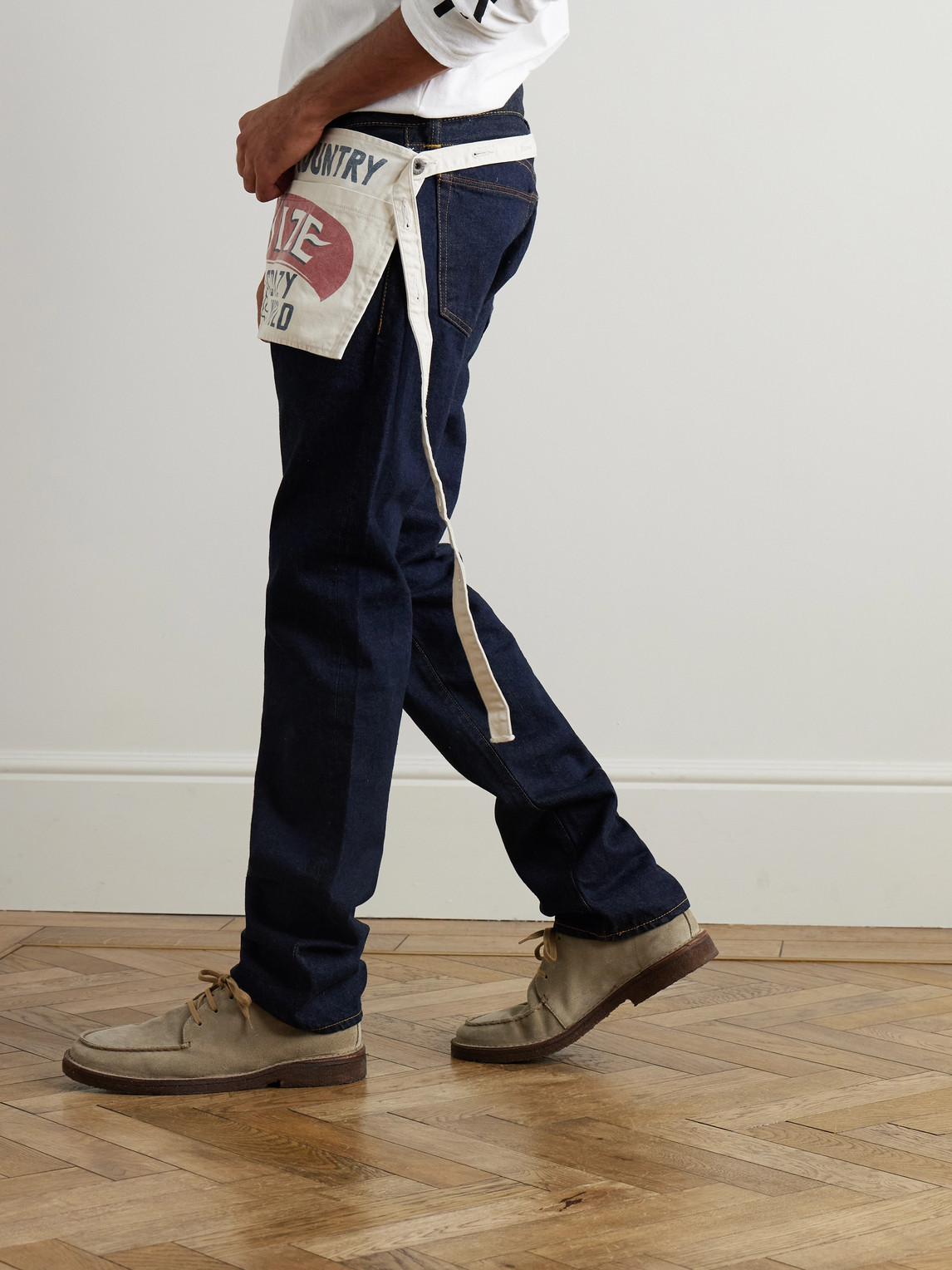 Kapital Printed Cotton-canvas Apron In Multi