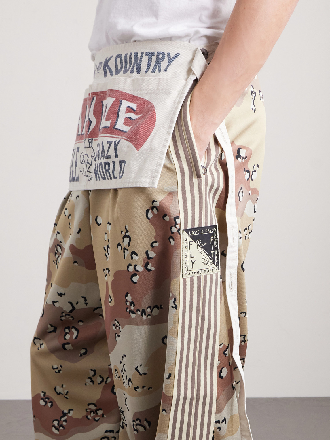 Kapital Printed Cotton-canvas Apron In Multi