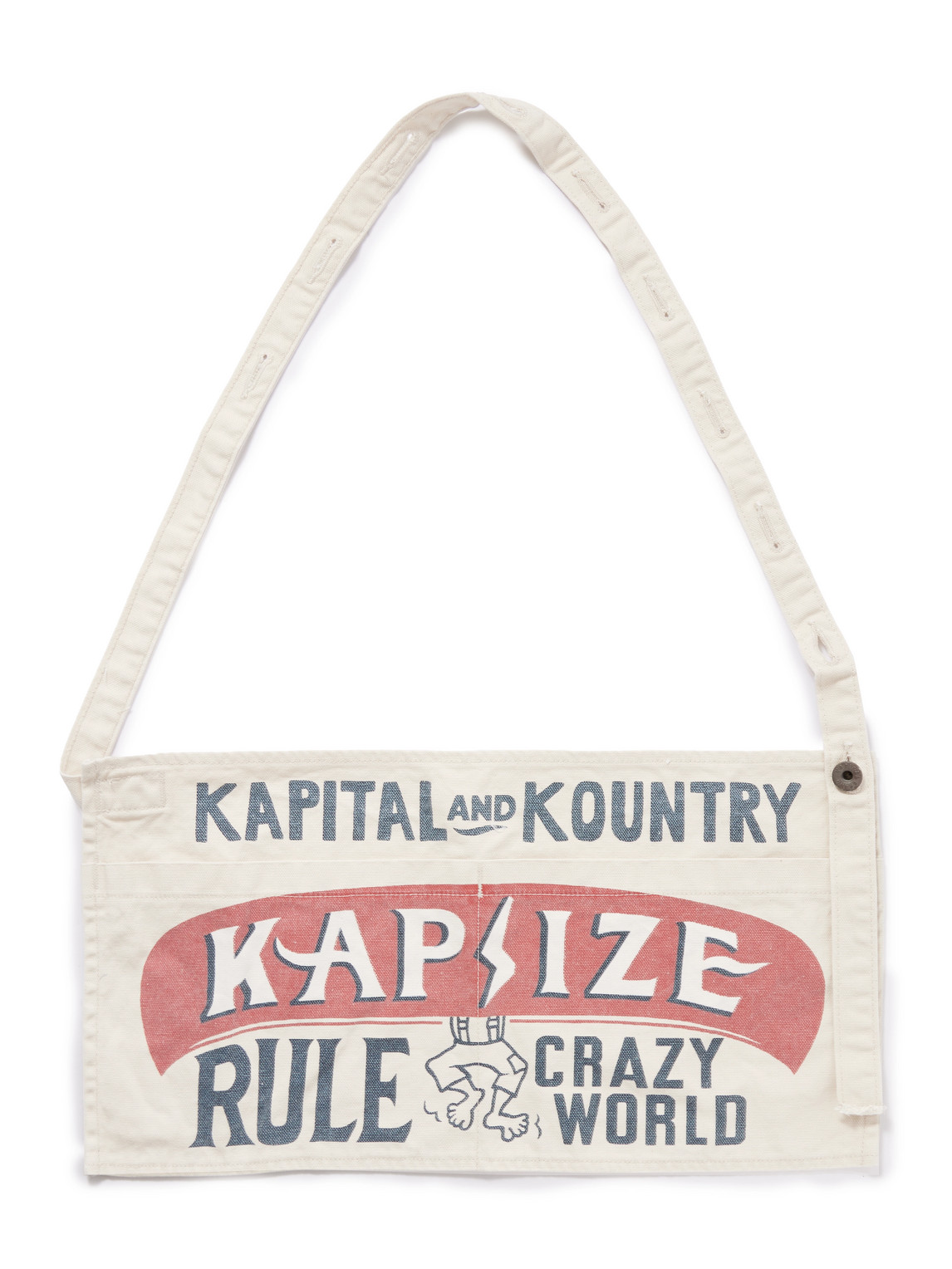 Kapital Printed Cotton-canvas Apron In Multi