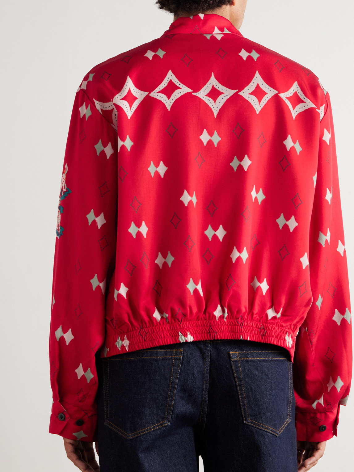 Kapital Ainu Mosir Printed Lyocell-twill Jacket In Multi