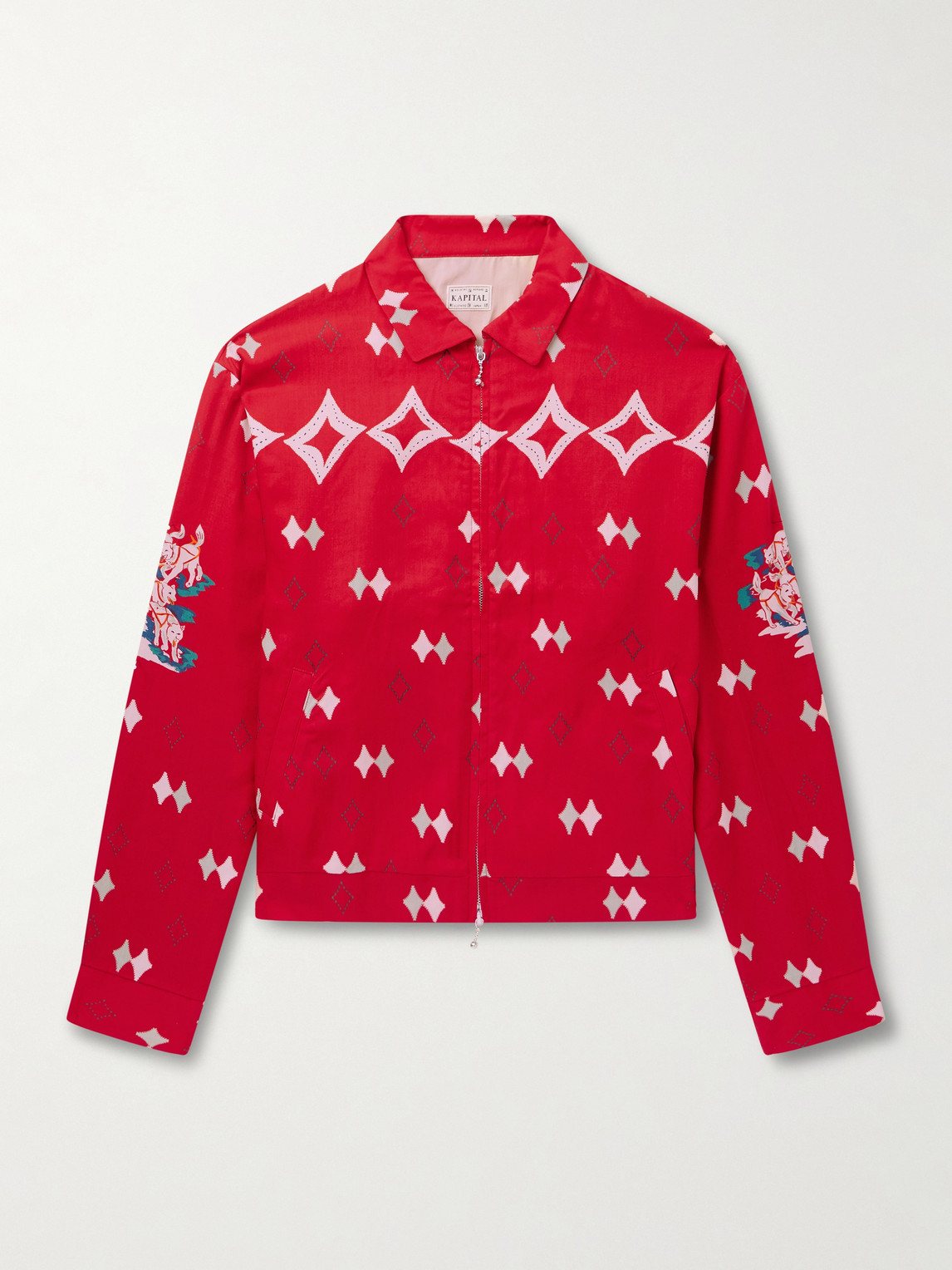 Kapital Ainu Mosir Printed Lyocell-twill Jacket In Multi