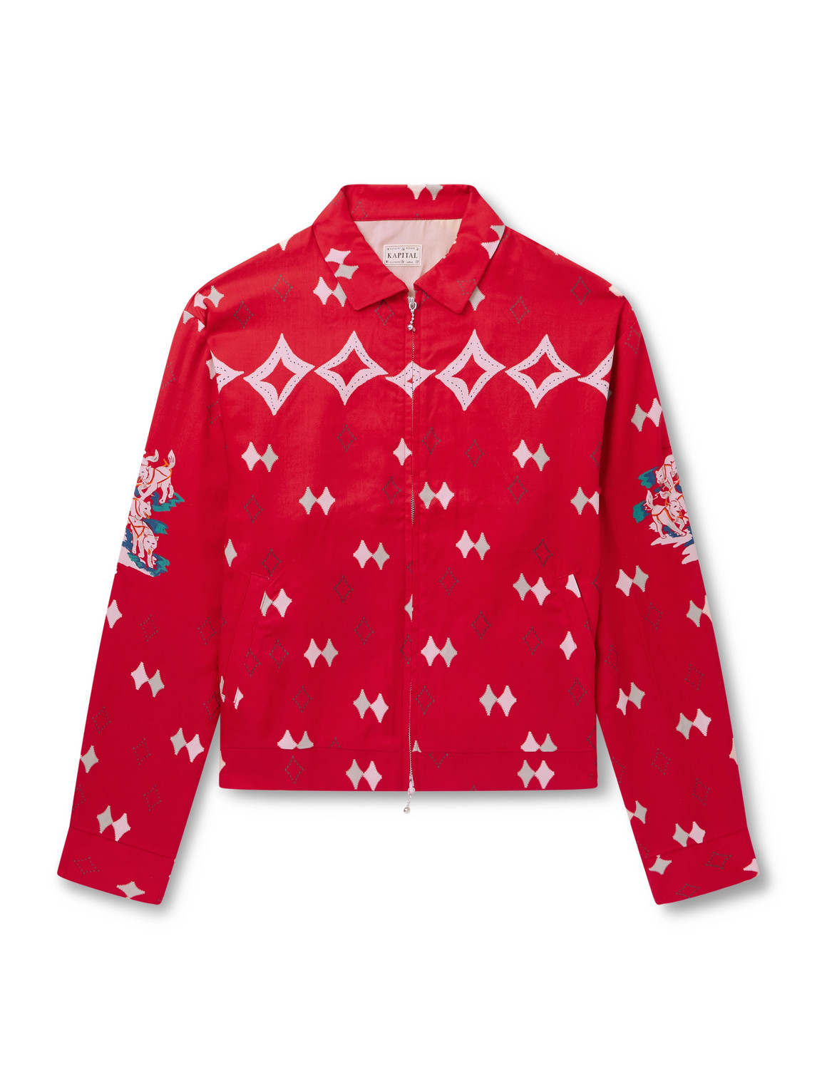 Kapital Ainu Mosir Printed Lyocell-twill Jacket In Multi