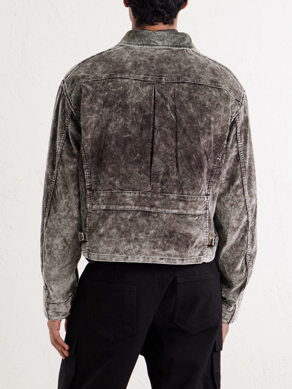  Kapital - Hunter Drizzle Cotton-velvet Blouson Jacket - Men - Black - 2 