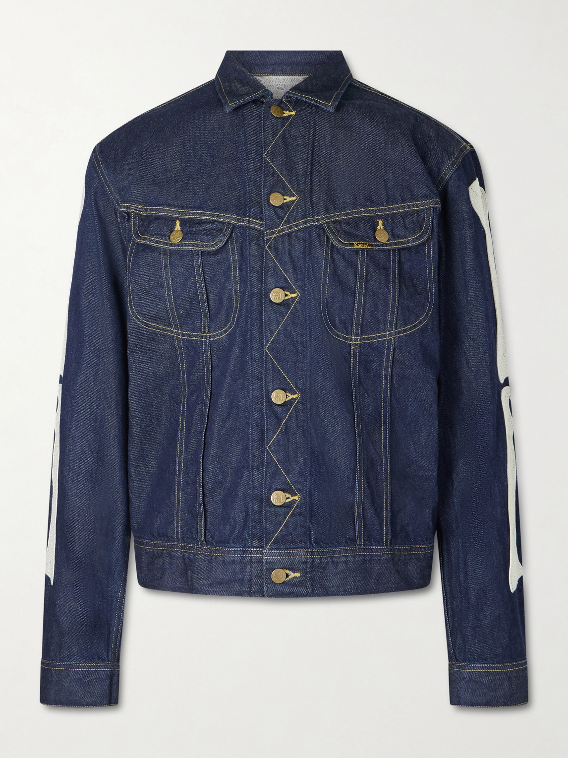 KAPITAL Embroidered Denim Jacket IT 46
