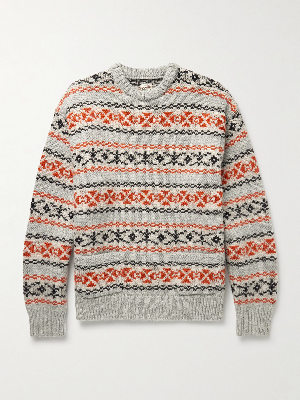 KAPITAL Fair Isle Wool Sweater - Men