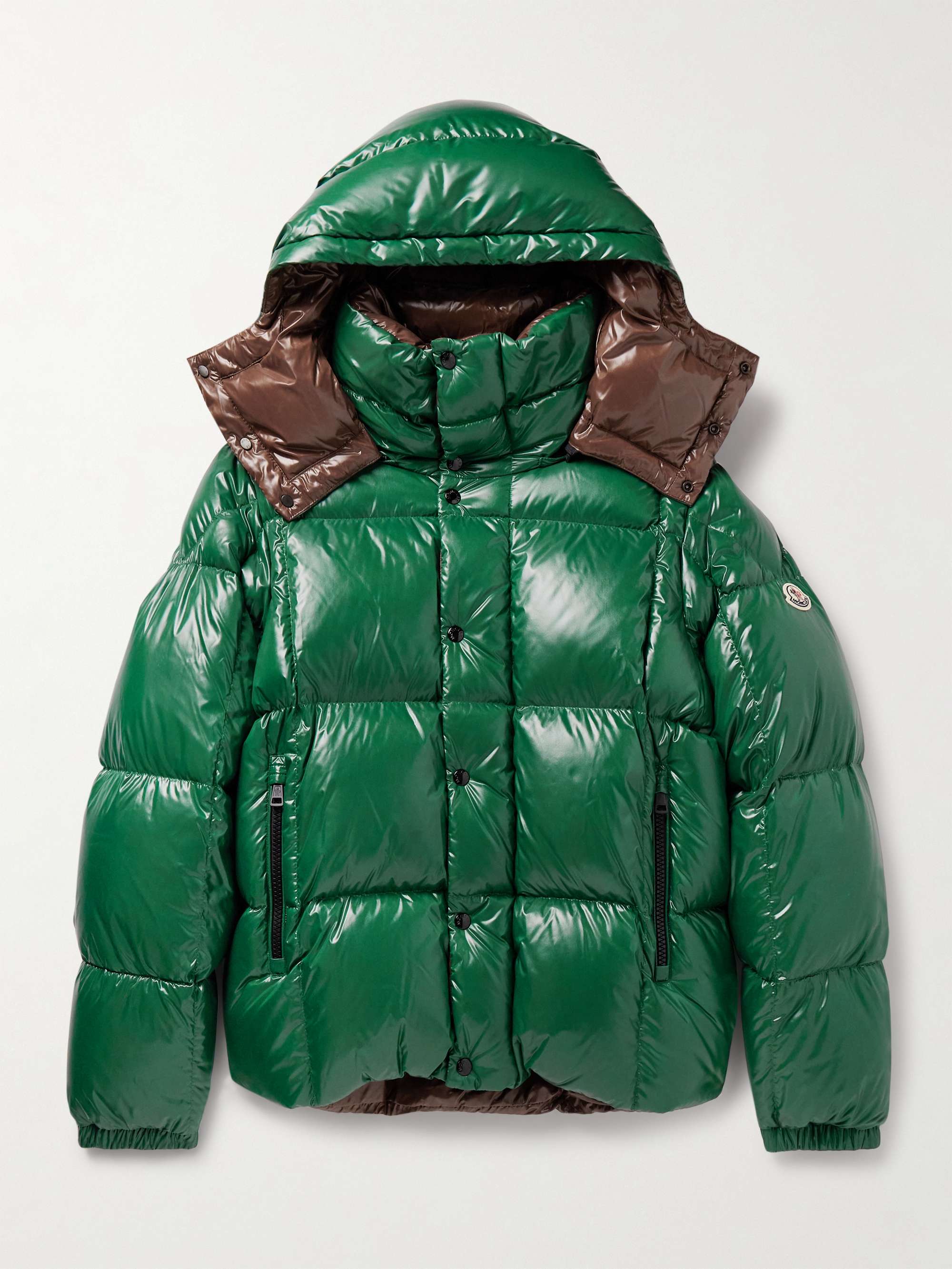 ジャケット・アウター MONCLER Logo Patch Hooded Nylon Jacket 25633414_55641537_600.jpg