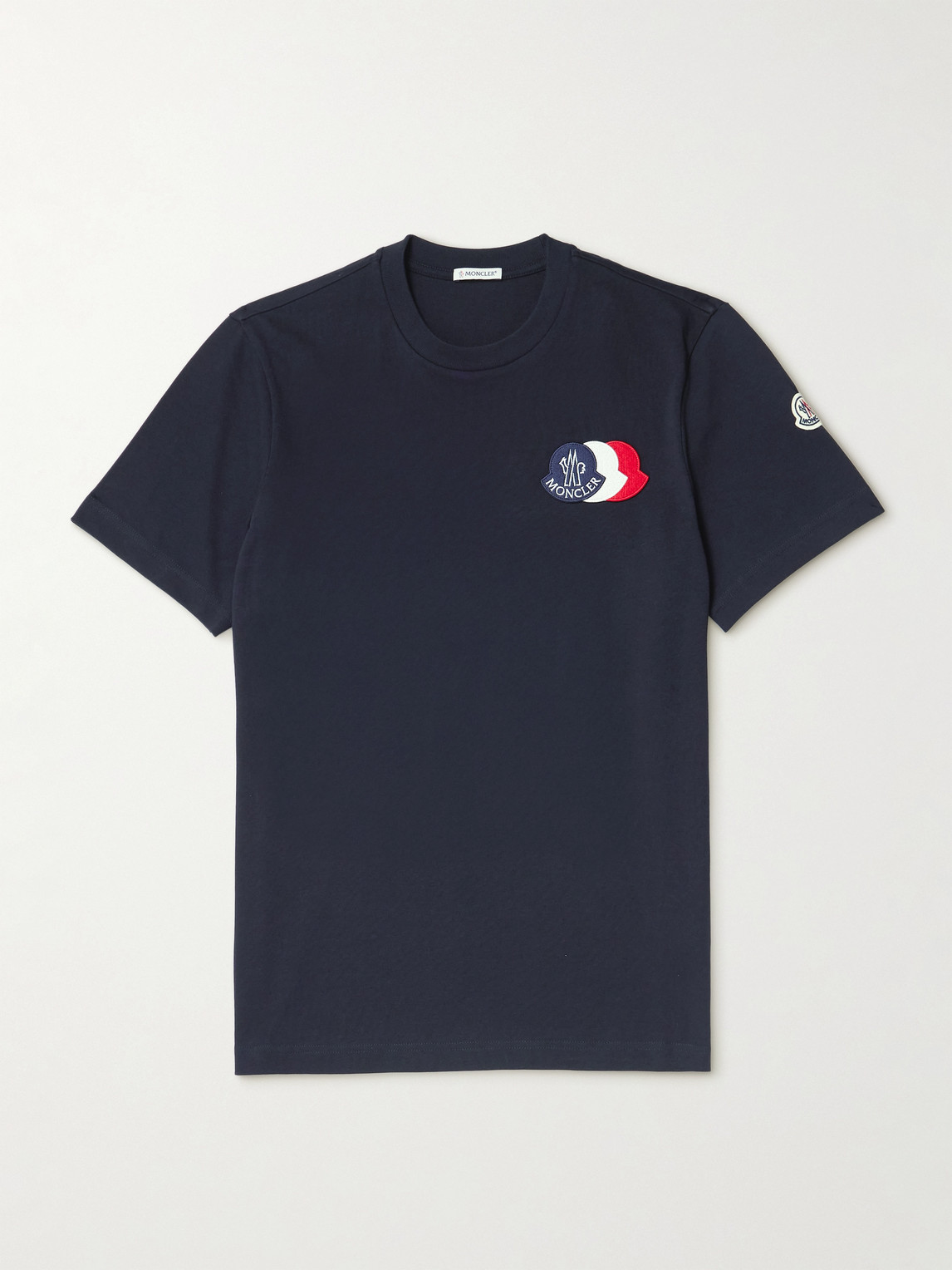 Logo-Appliquéd Cotton-Jersey T-Shirt