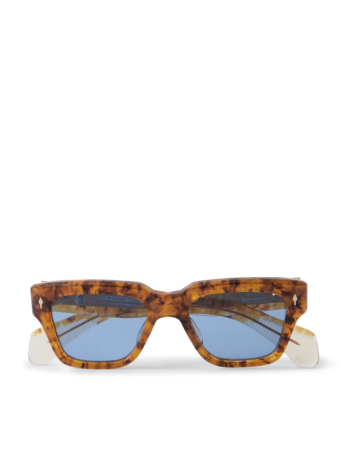 Jacques Marie Mage Fellini D-frame Acetate Sunglasses In Brown