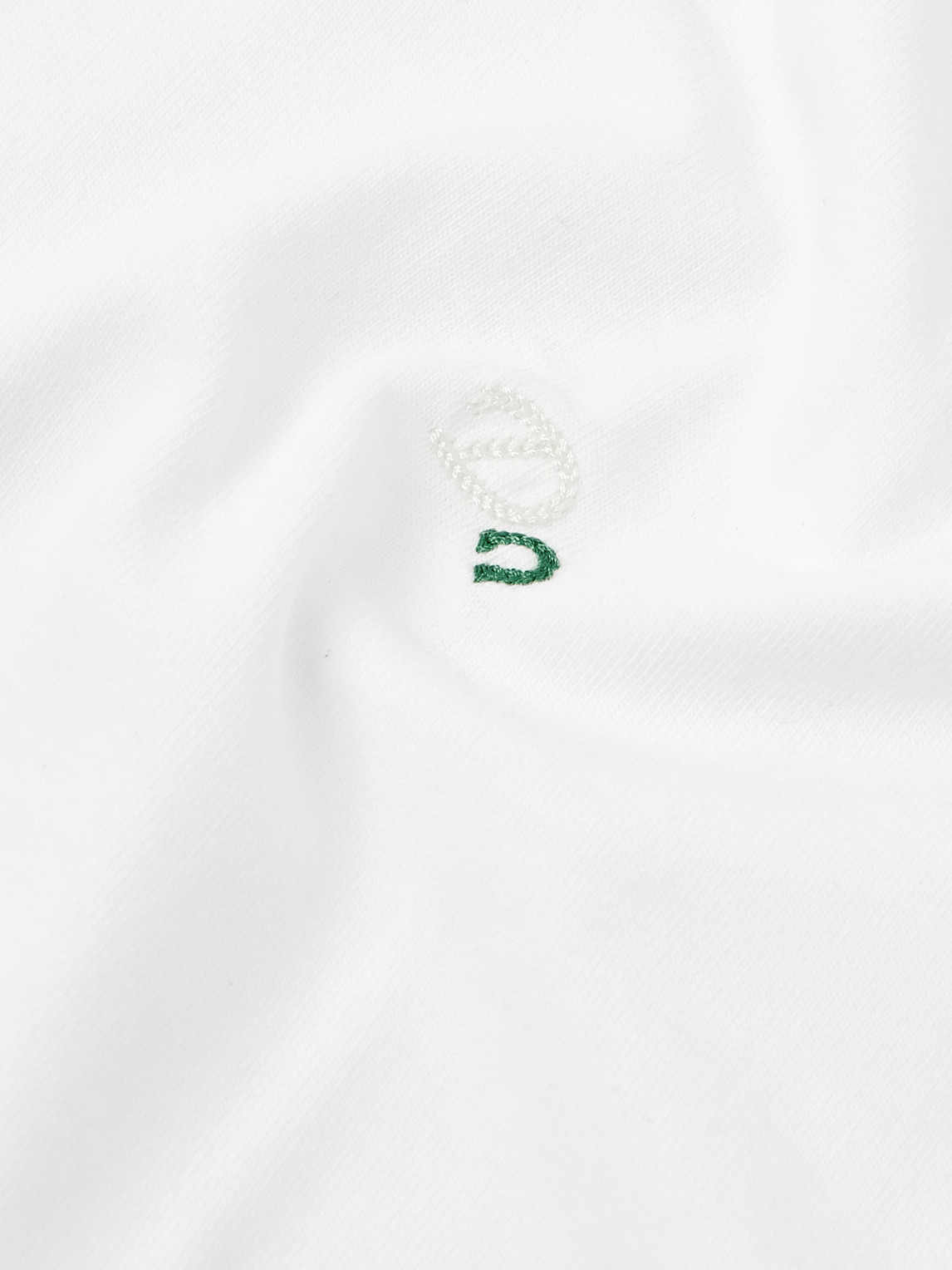 Embroidered Cotton-Jersey T-Shirt