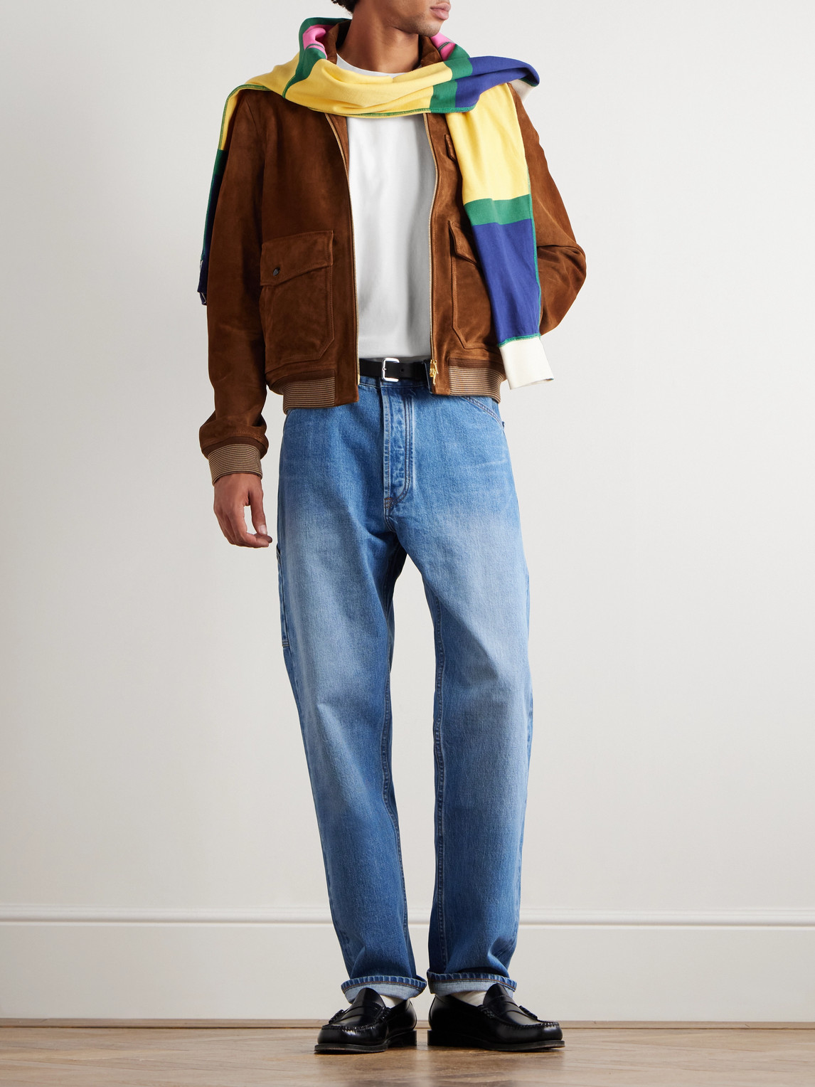 Embroidered Cotton-Jersey T-Shirt