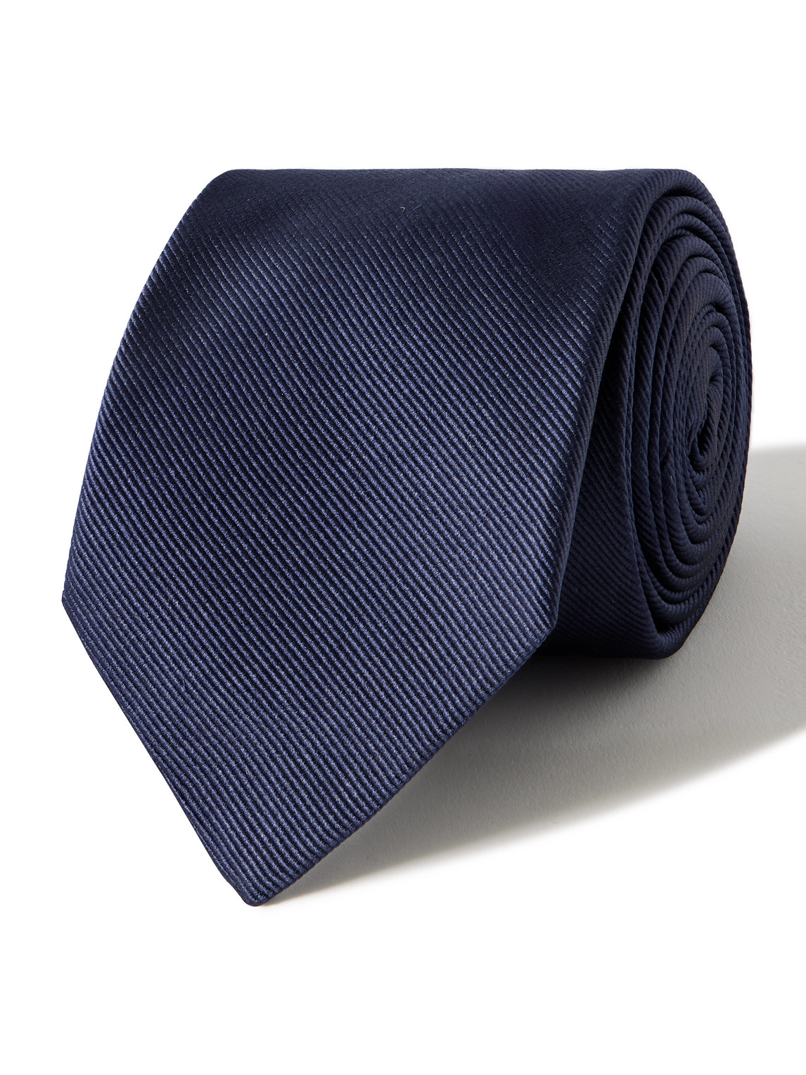 Drake's 8cm Silk-twill Tie In Blue