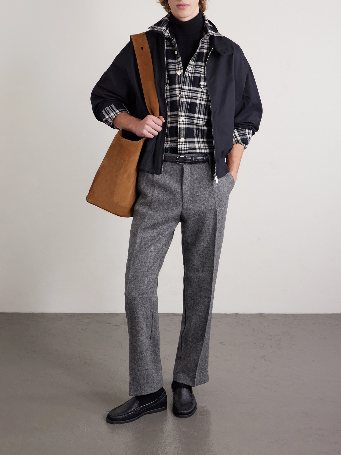 Cotton-Flannel Shirt Checked
