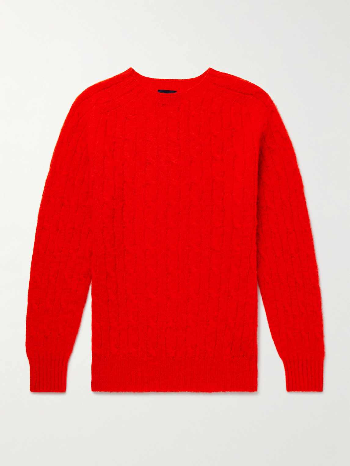 Drake's Cable-Knit hetland Wool weater - Men