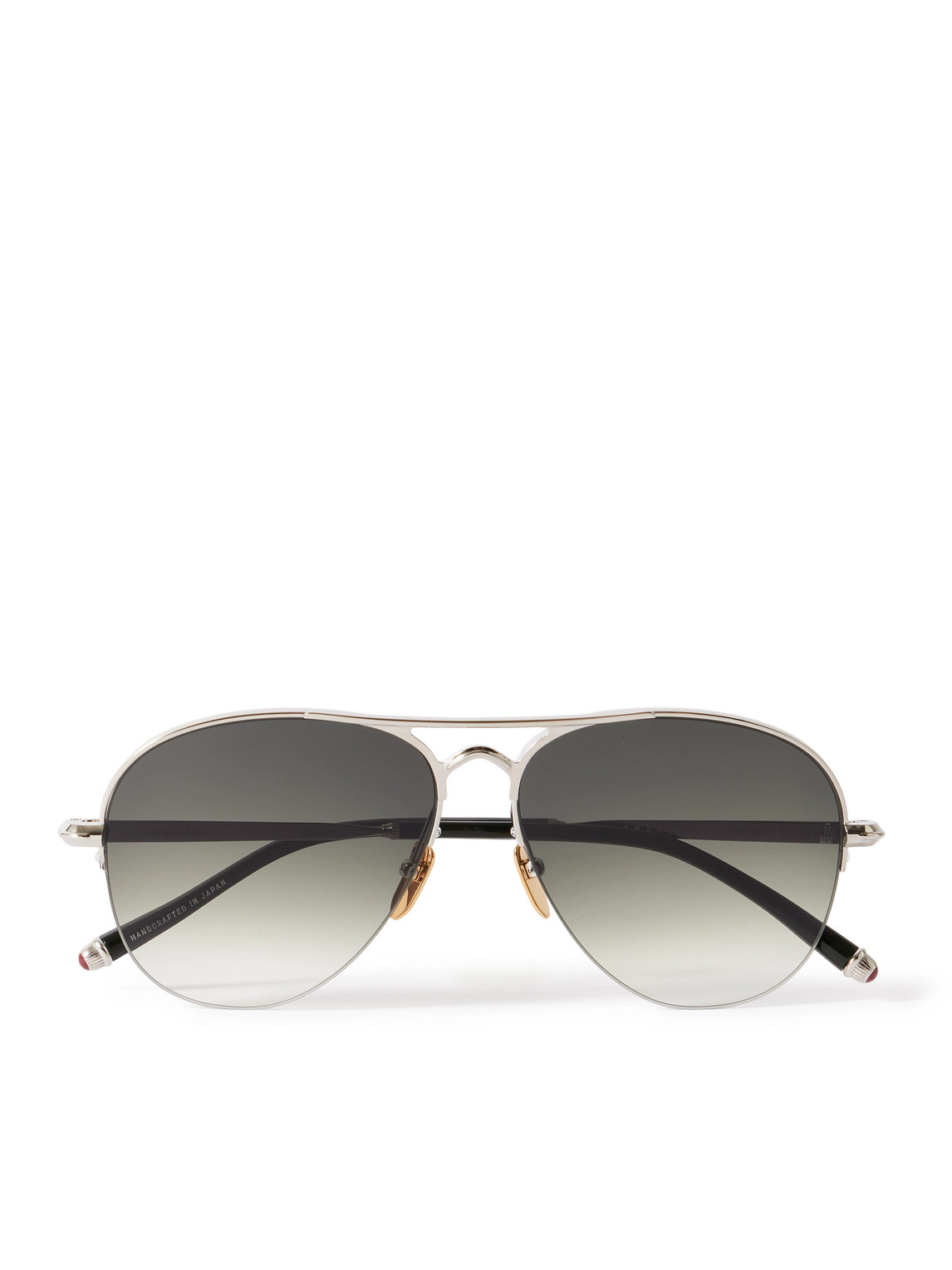 Amelia Aviator-Style Silver- and Gold-Tone Sunglasses