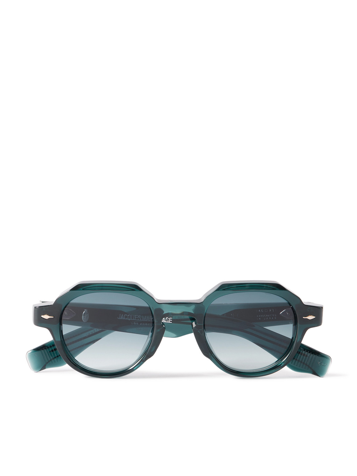 Pontian Round-Frame Acetate Sunglasses