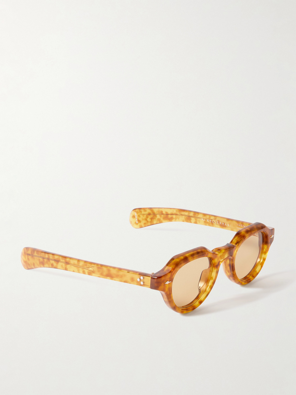 Jacques Marie Mage Kellerman Round-frame Tortoiseshell Acetate Sunglasses In Brown