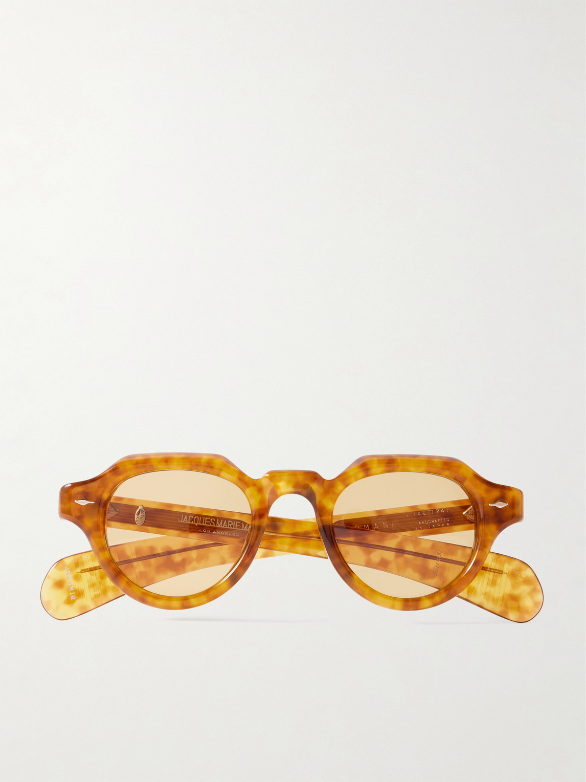 Jacques Marie Mage Kellerman Round-frame Tortoiseshell Acetate Sunglasses In Brown