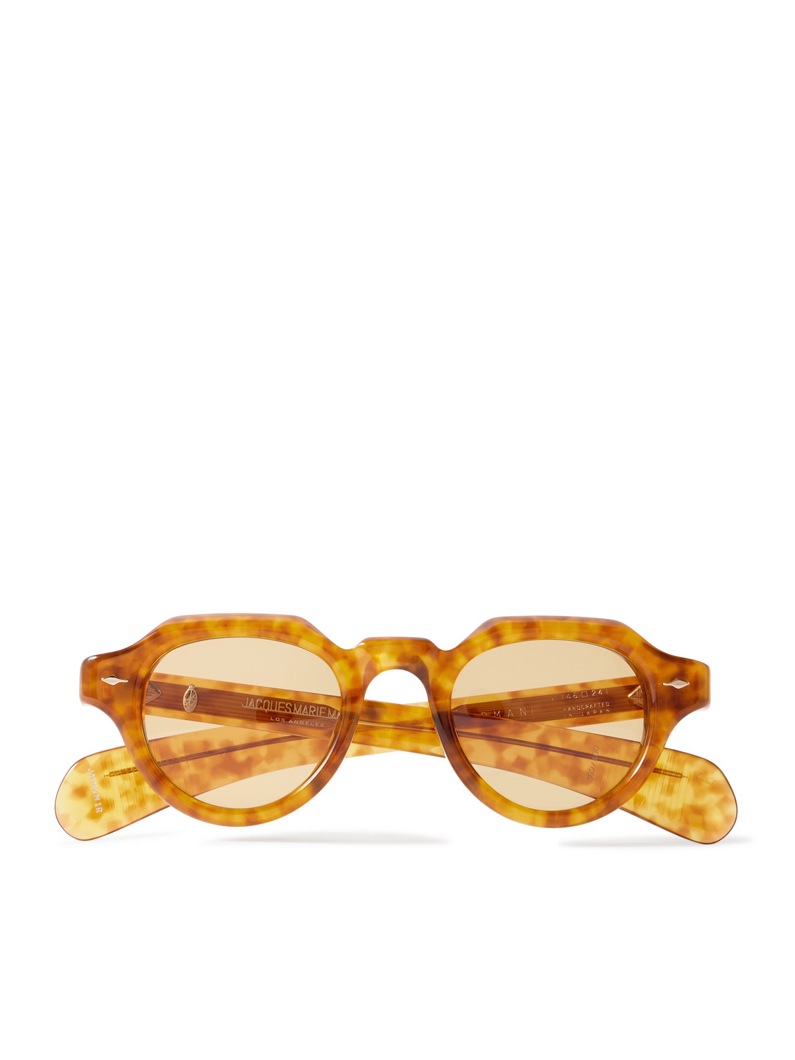 Jacques Marie Mage Kellerman Round-frame Tortoiseshell Acetate Sunglasses In Brown